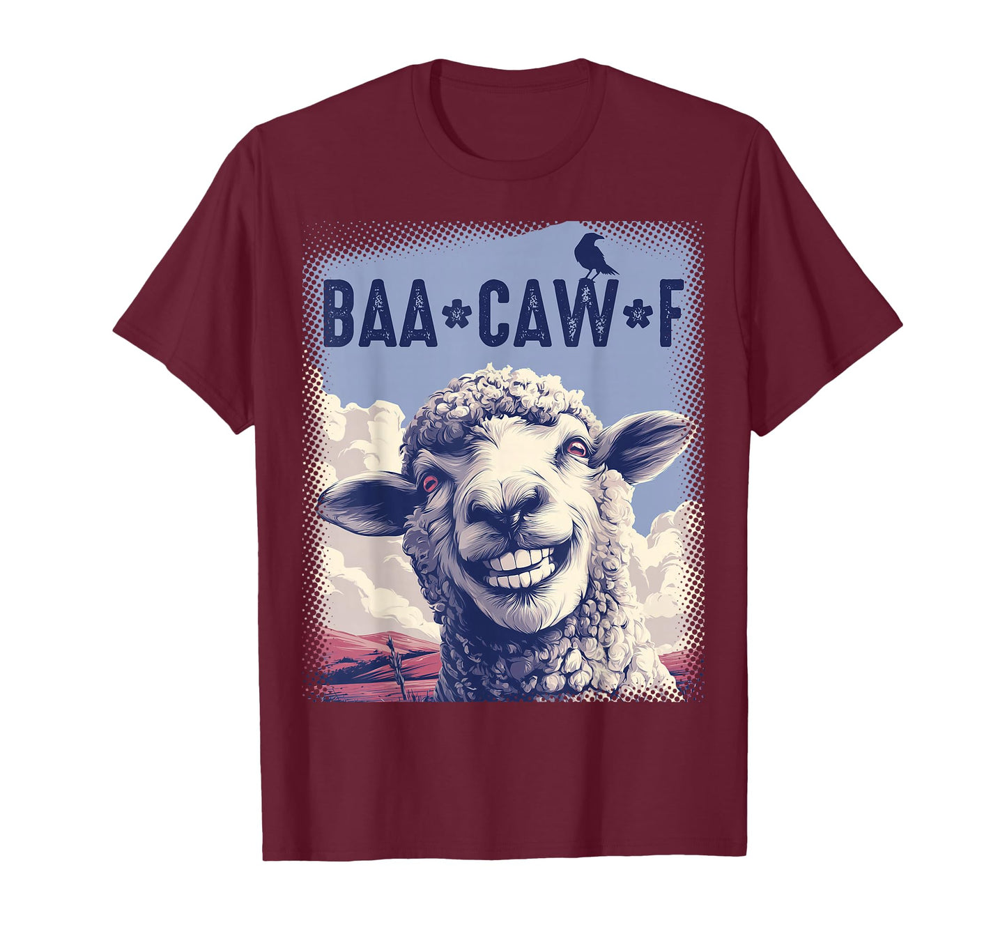 Sheep Baa + Crow Caw Back Off Pun Tee for Introverts & Teens T-Shirt