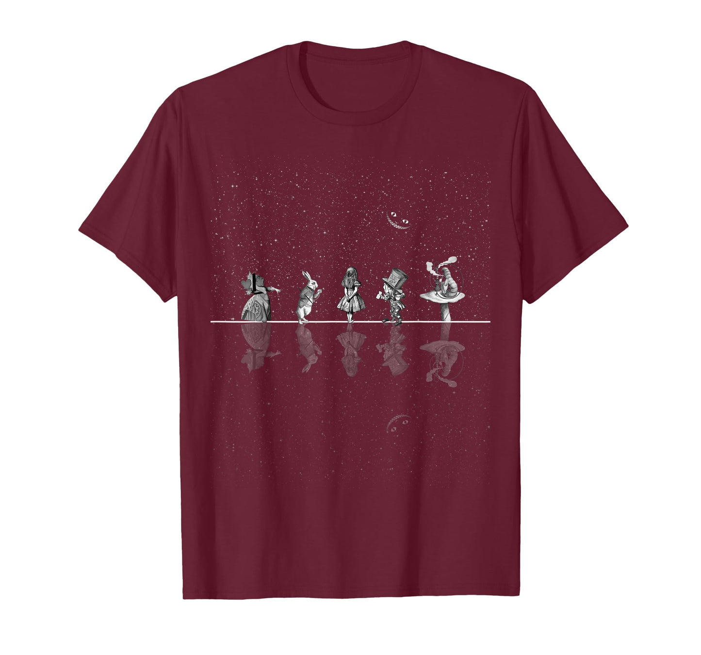 Wonderland Starry Night - Alice In Wonderland T-Shirt