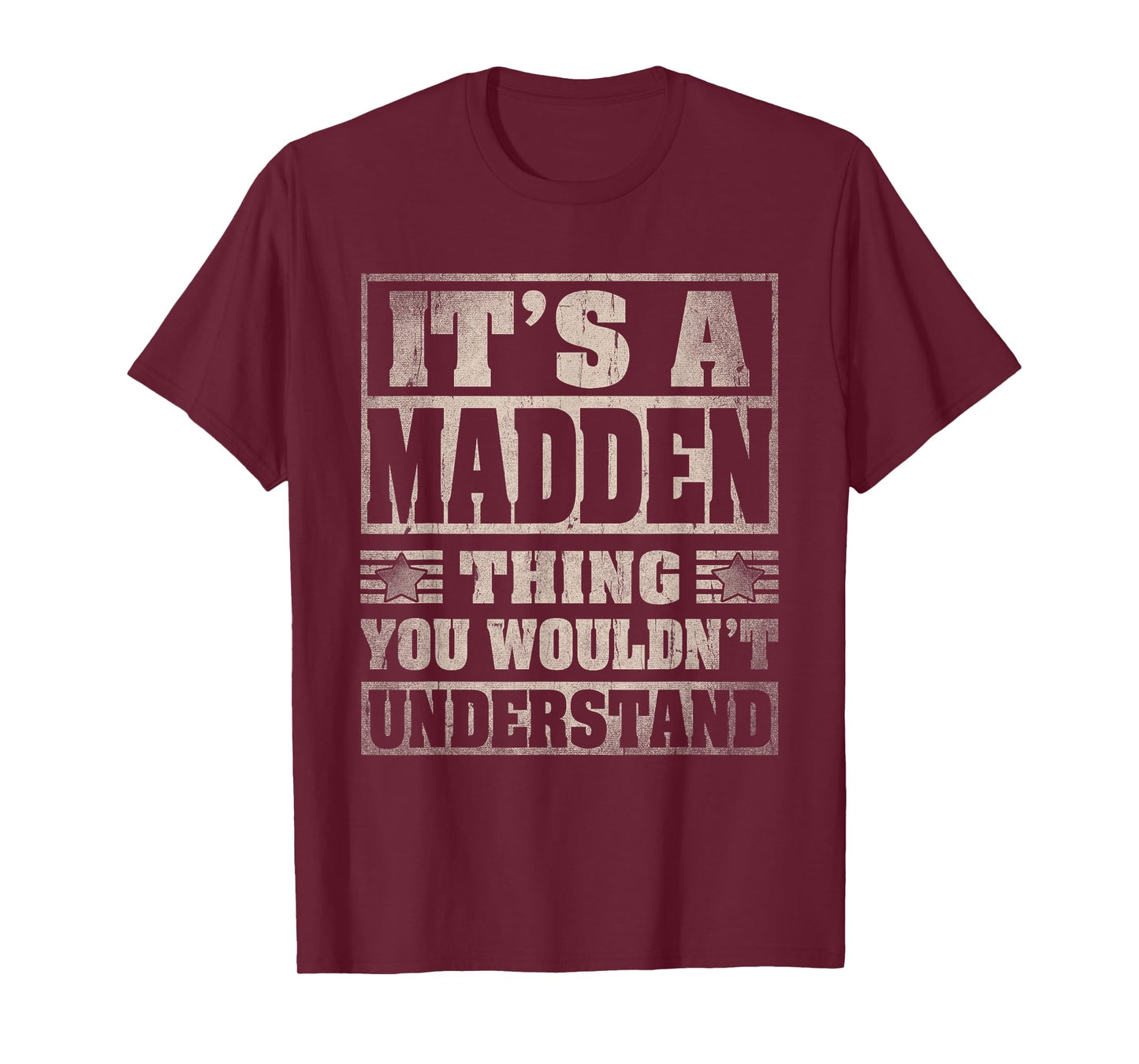 MADDEN Last Name Shirt It's A MADDEN Thing T-Shirt