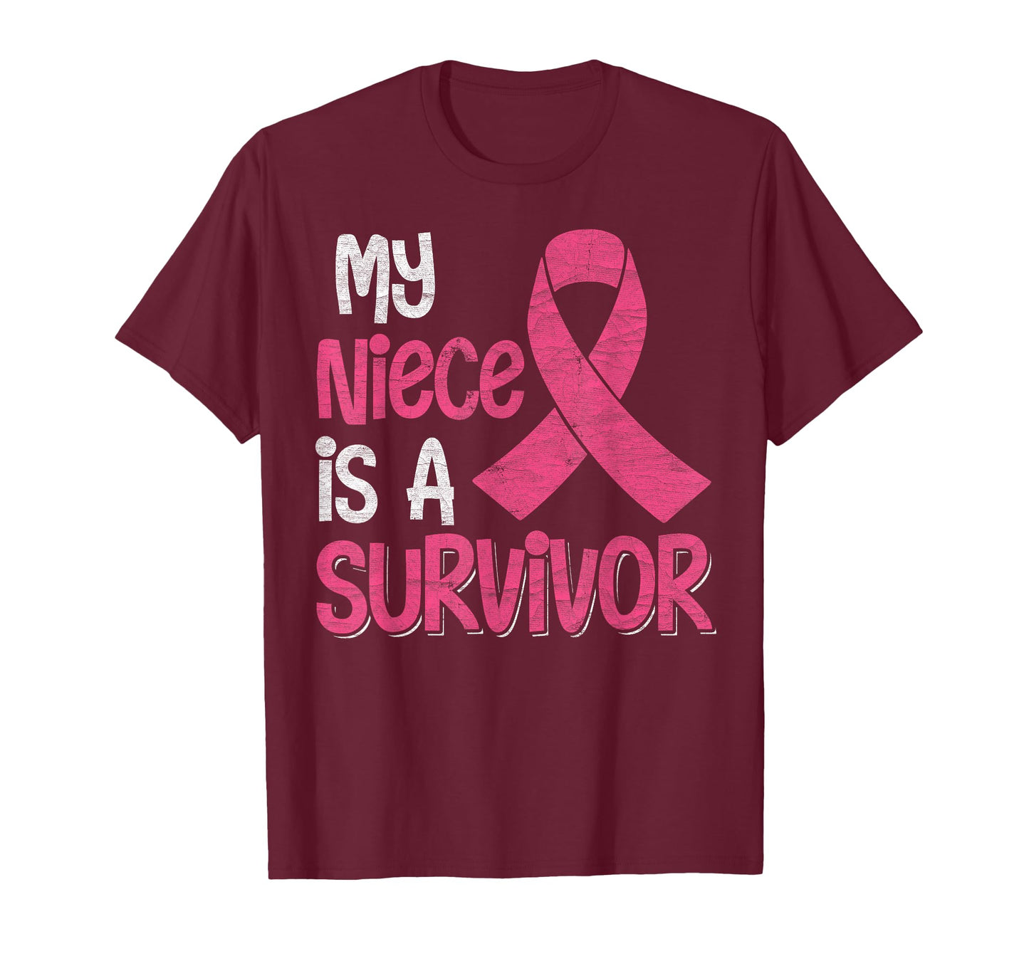 My Niece Is A Survivor - Breast Cancer Support Squad T-Shirt