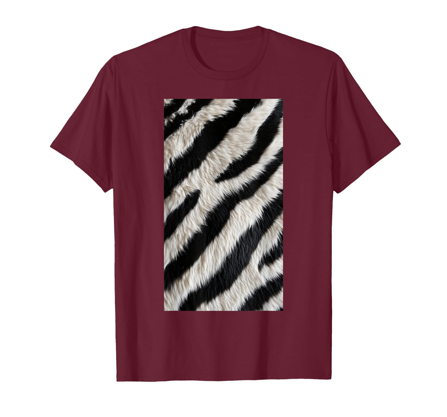Zebra Fur Pattern Animal Wild Monochrome Patterns T-Shirt