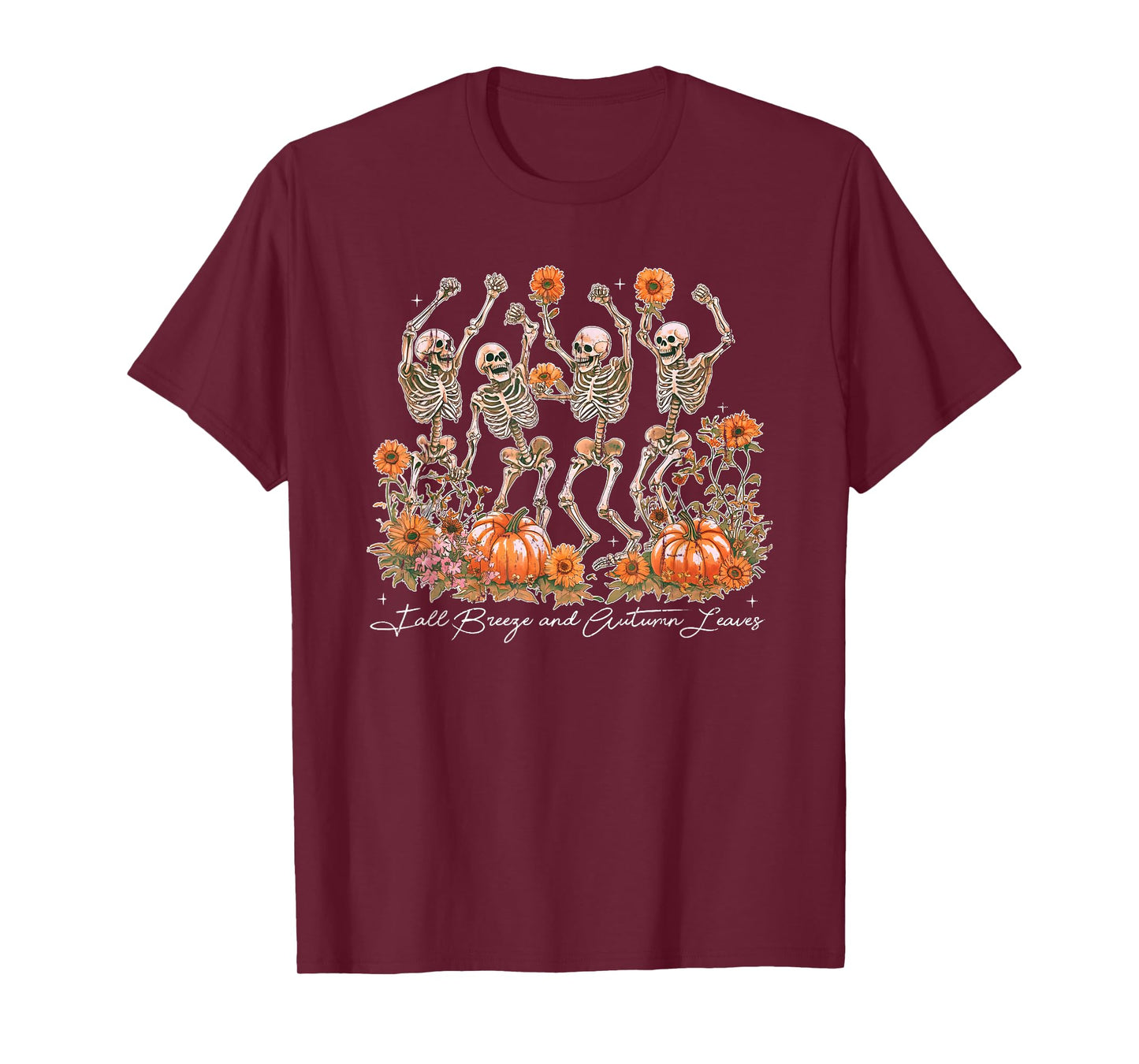 Fall Breeze and Autumn Leaves T-Shirt