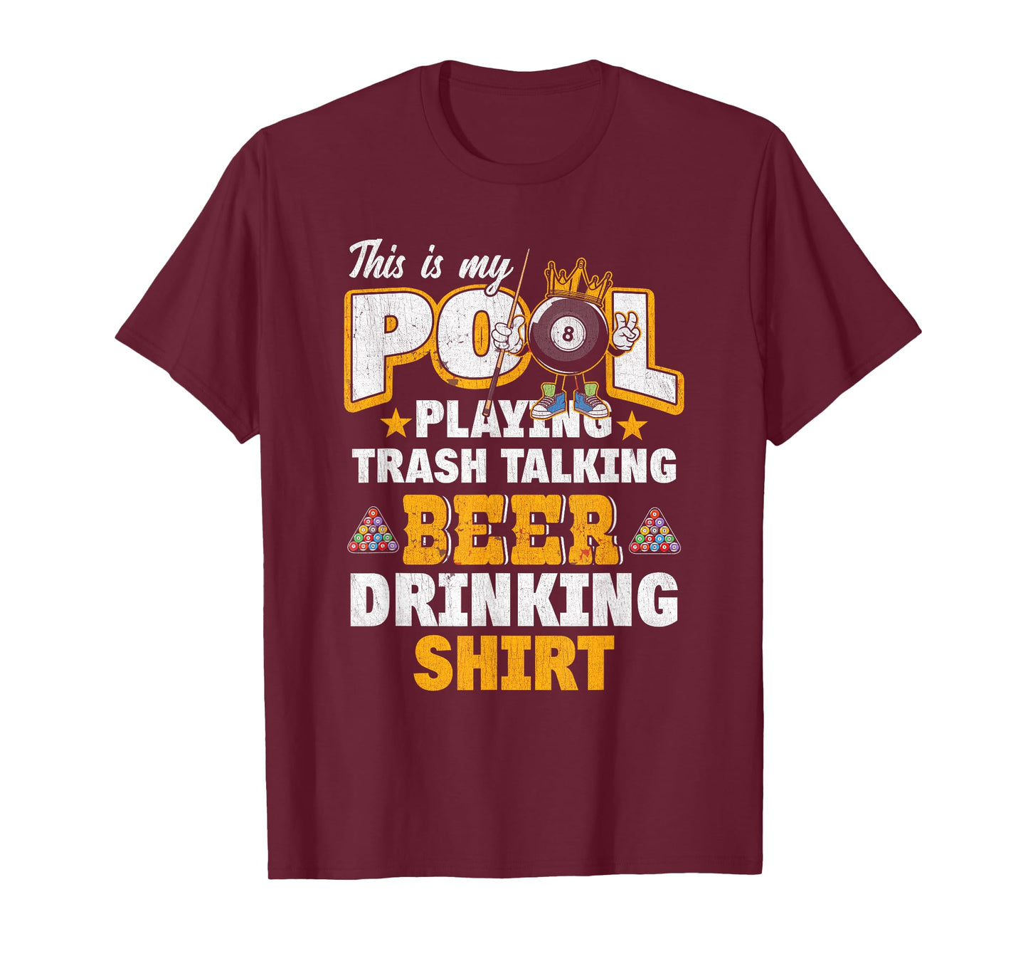 This Is My Pool Playing Trash Talking Beer Drinking Shirt T-Shirt