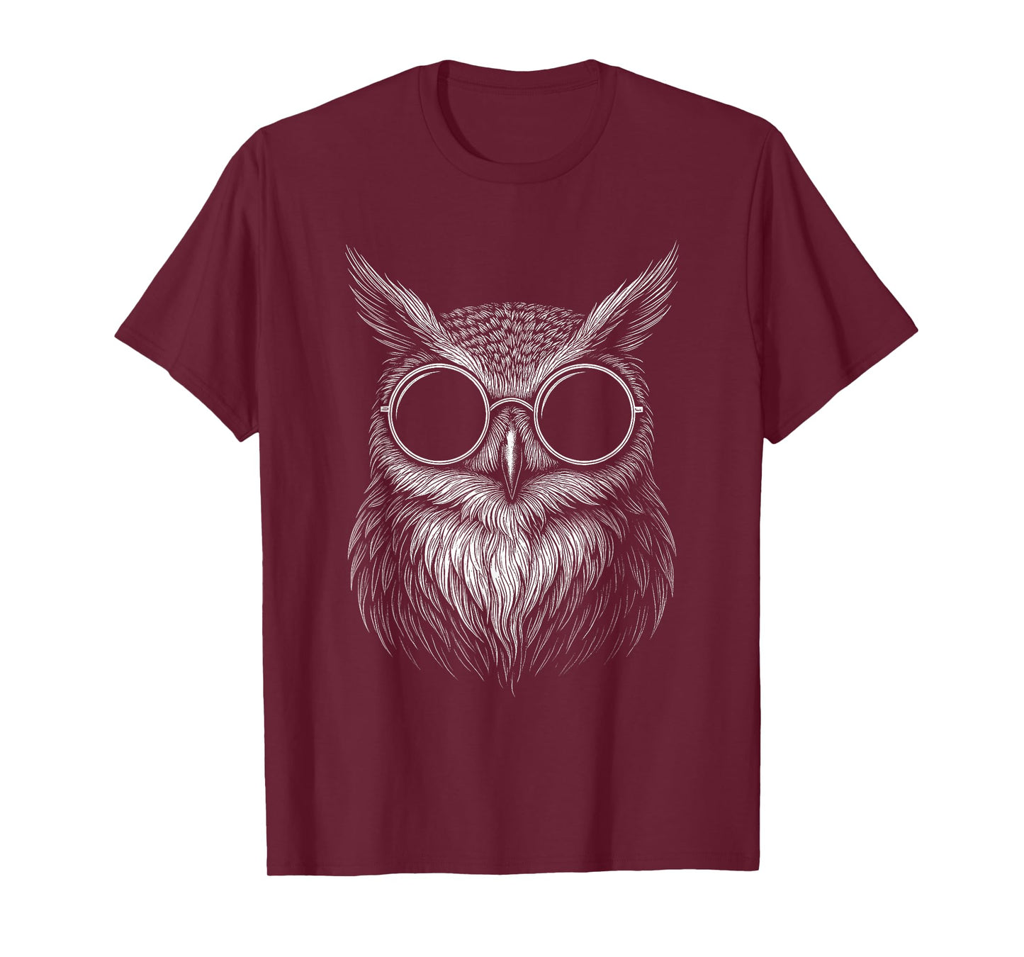 Owl Sunglasses Wild Animal Jungle Bird Lover T-Shirt