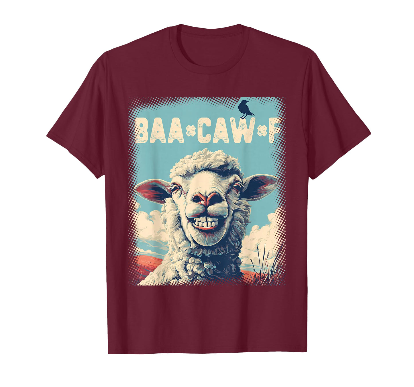Sheep Baa + Crow Caw Back Off Pun Tee for Introverts & Teens T-Shirt