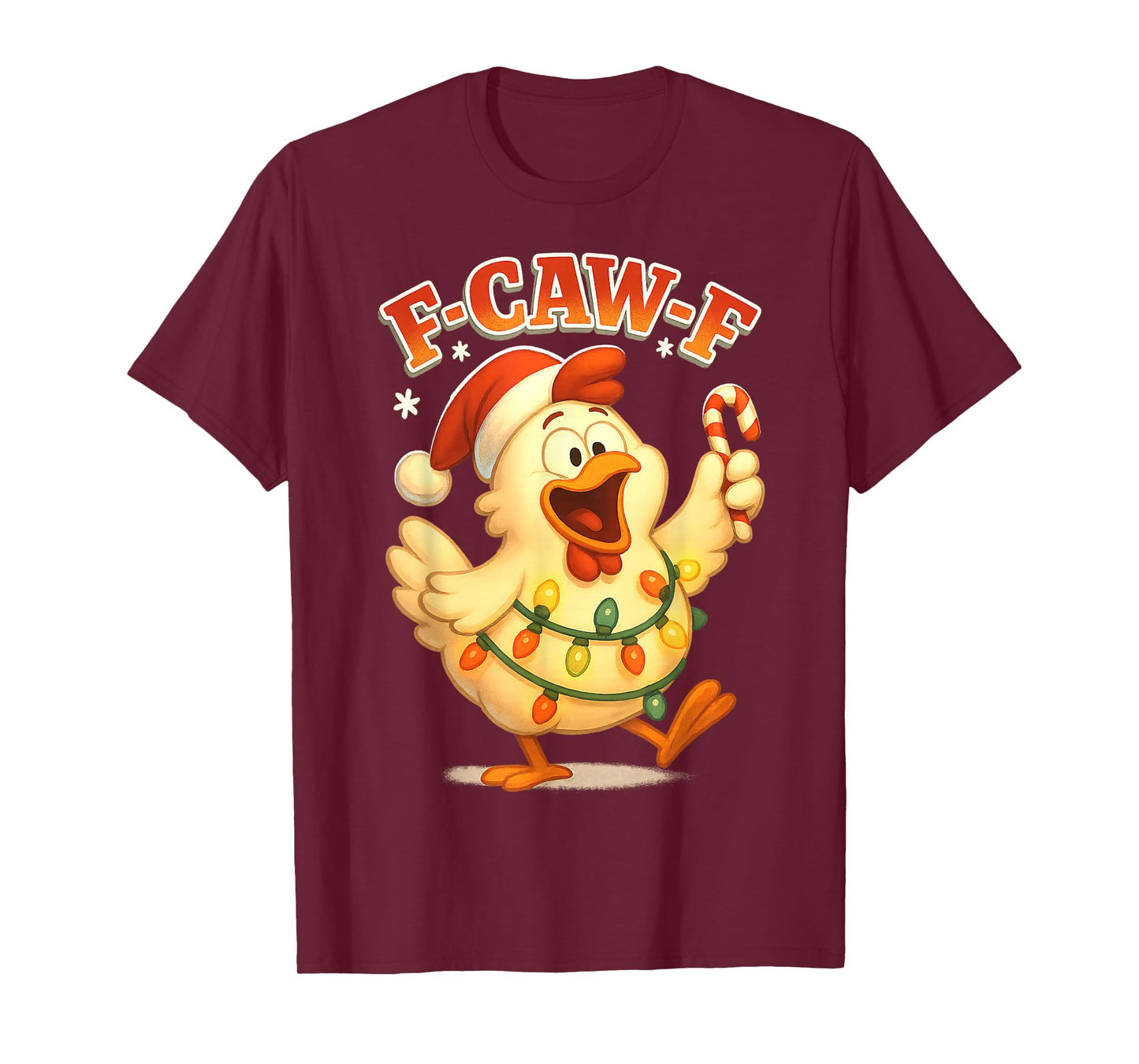 F-CAW-F Funny Chicken FCAWF Sarcasm Irony Humour F CAW F T-Shirt