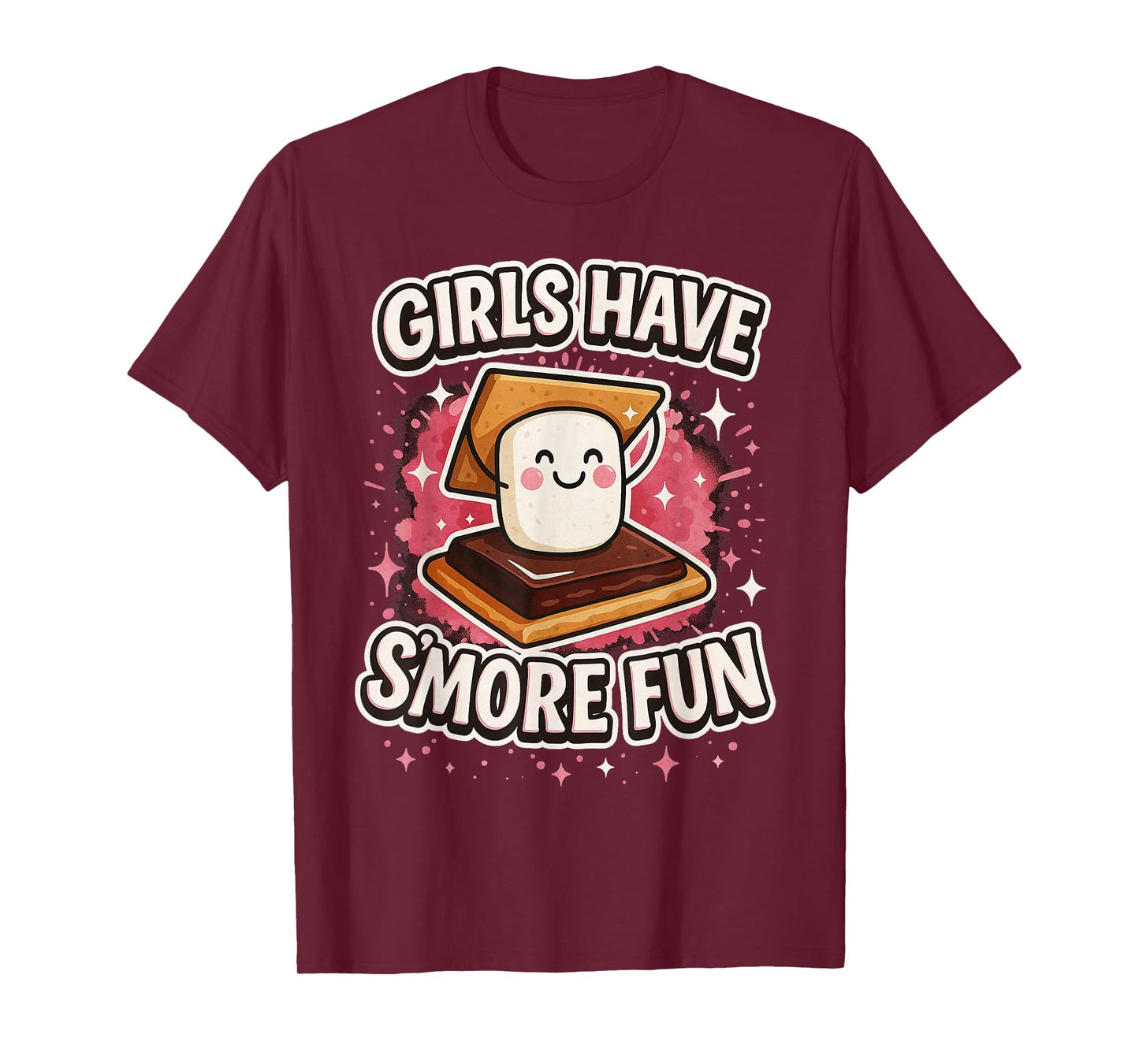 Camping Girls Have Smore Fun Family Friends Women Girls Camp T-Shirt