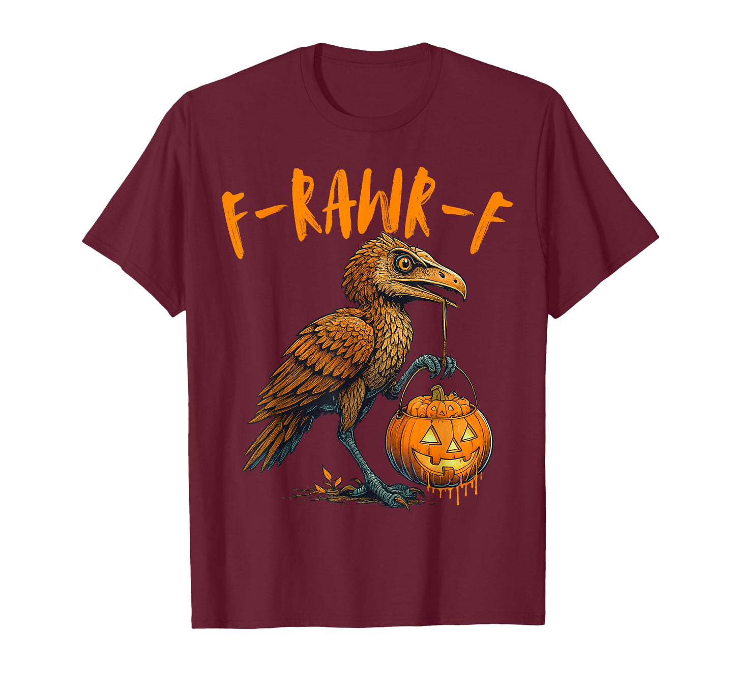 FCAWF Funny Rawr Bird Dinosaur Archaeopteryx Halloween Meme T-Shirt