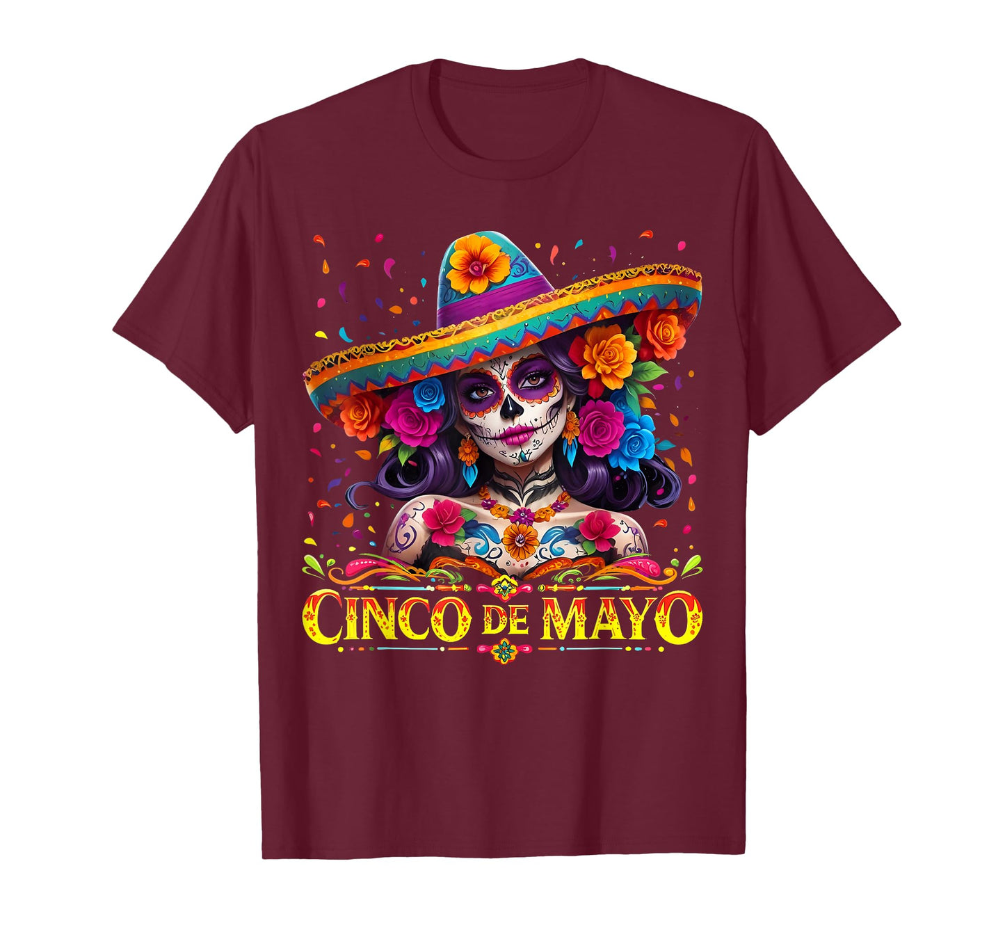 Cinco De Mayo 2025 Mexican Fiesta 5 De Mayo Girls Women T-Shirt