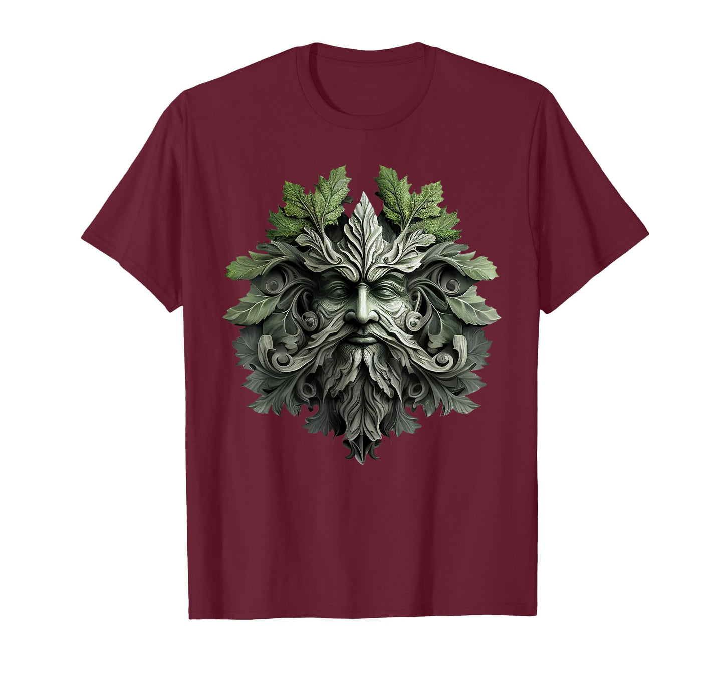 Green Man Botanical Greenman For Men Women Kids Gardeners T-Shirt