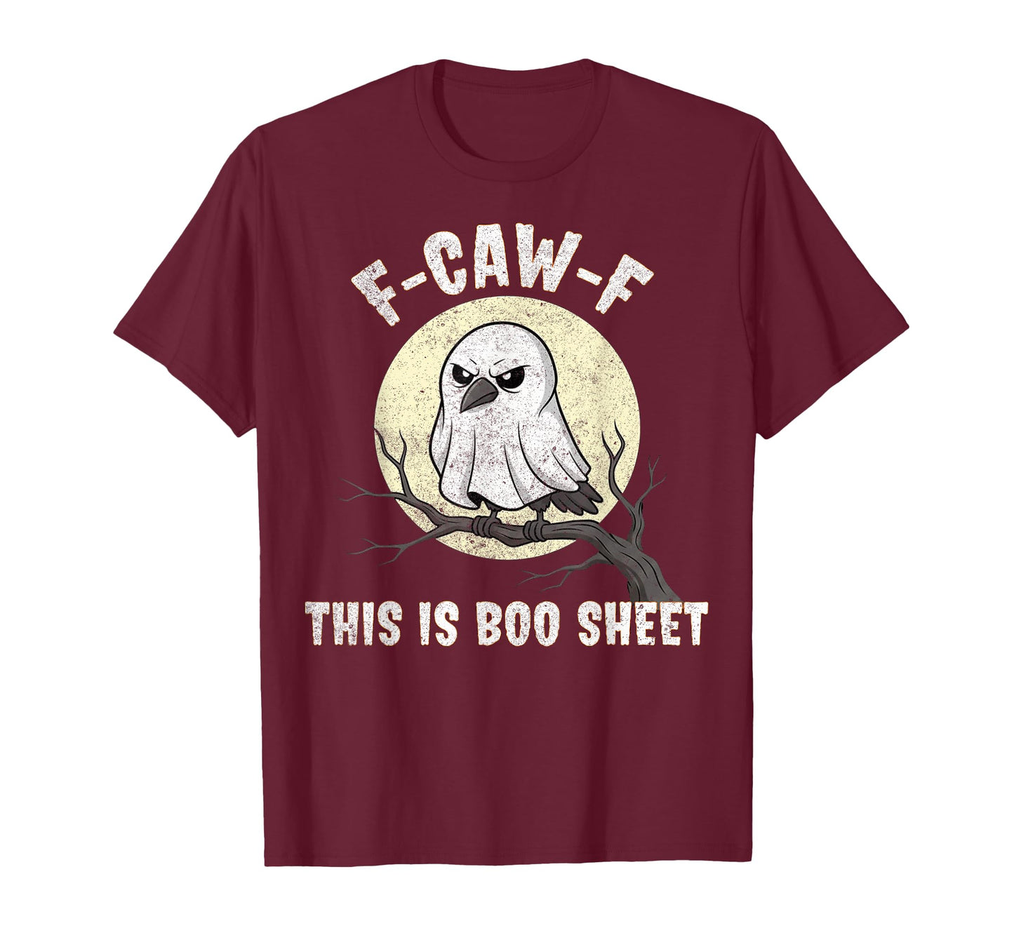 F-Caw-F This is Boo Sheet Ghost Halloween Costume Funny T-Shirt