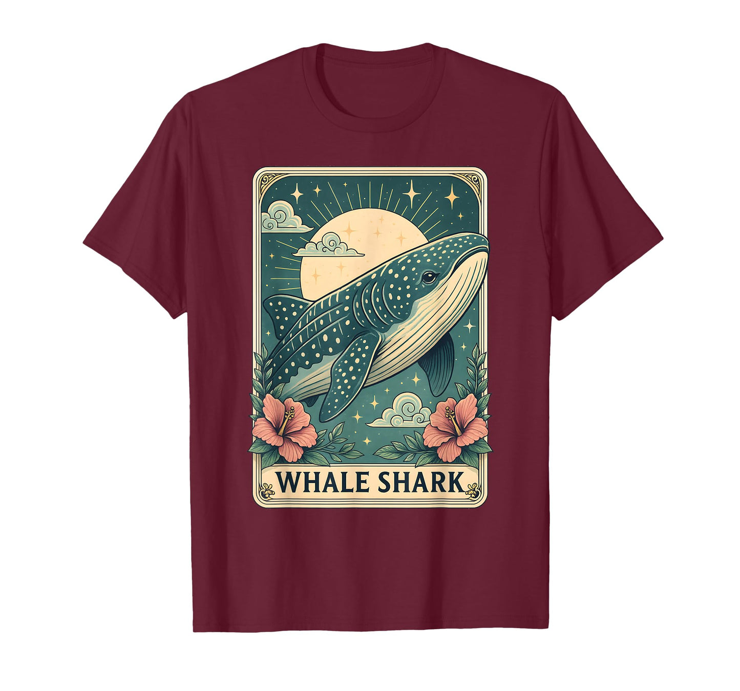 Whale Shark Tarot Card T-Shirt