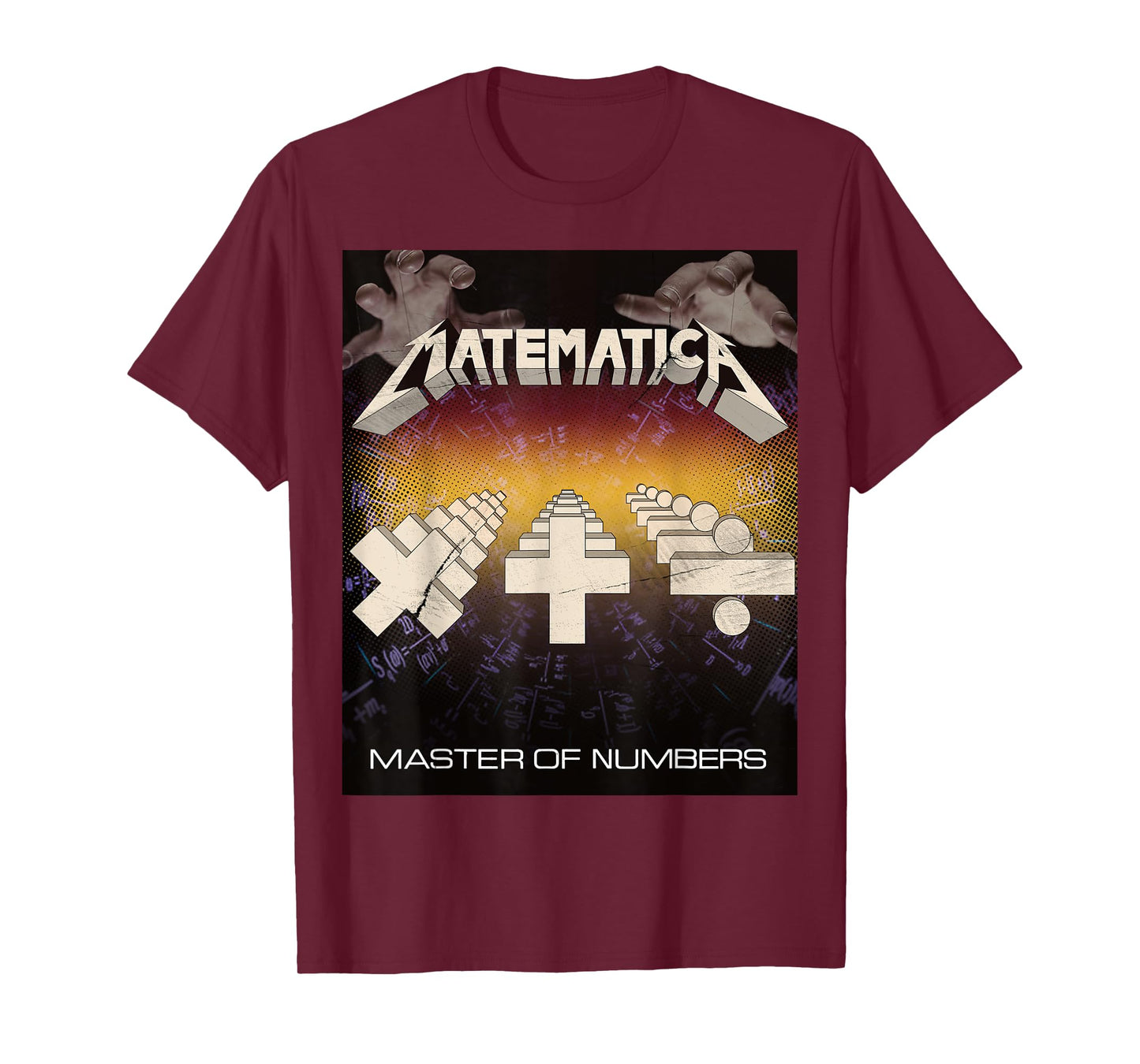 Matematica Master Of Numbers Math Teachers Puppets Parody T-Shirt