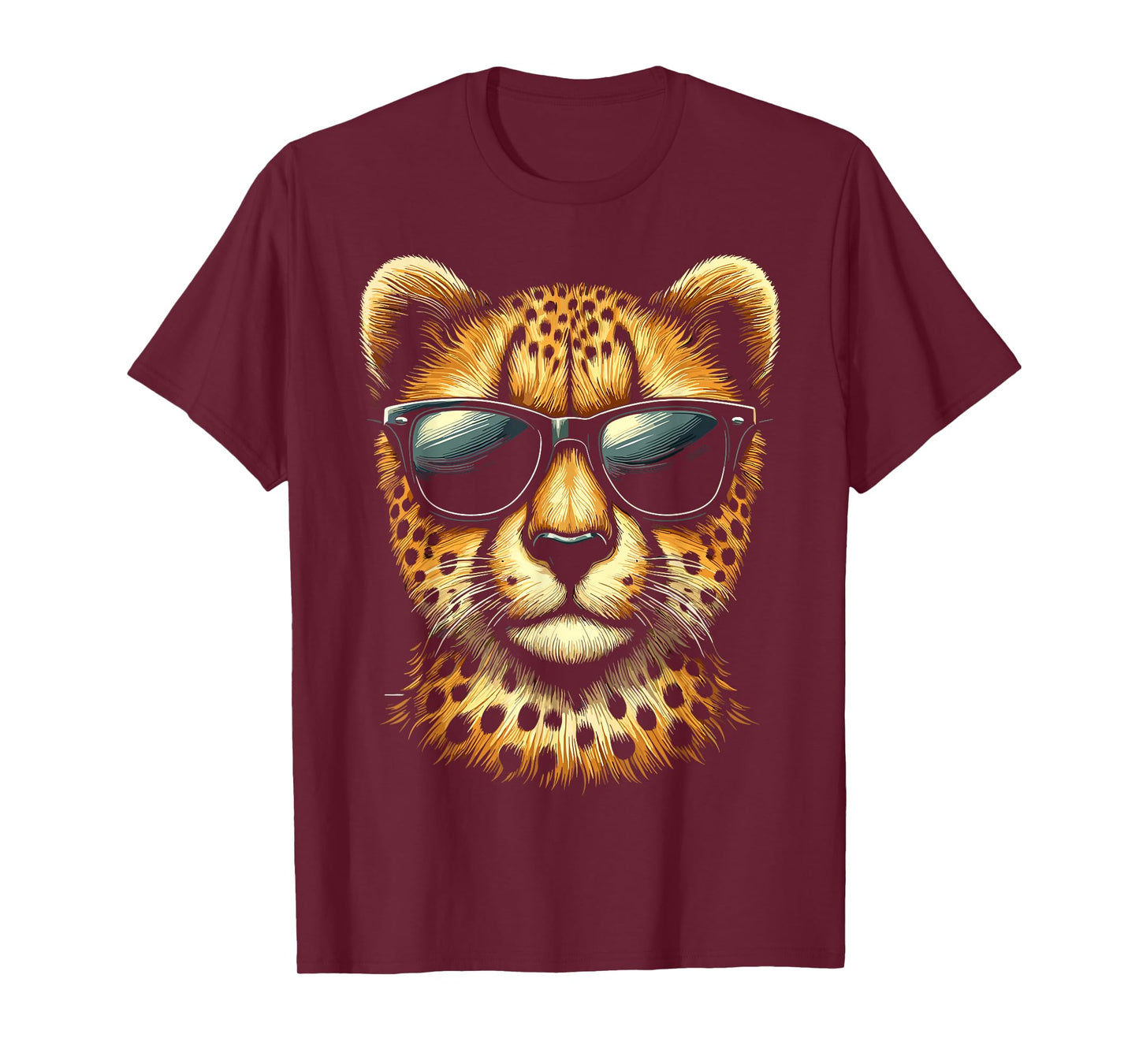 Cheetah with Sunglasses Cheetah Animal T-Shirt