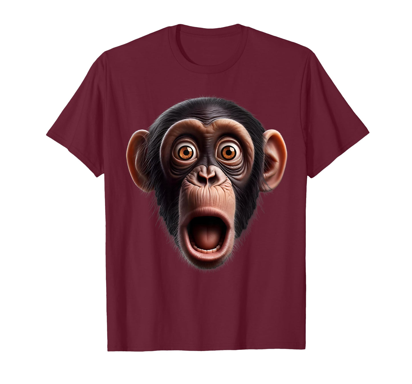 Funny Monkey Face chimpanzee T-Shirt