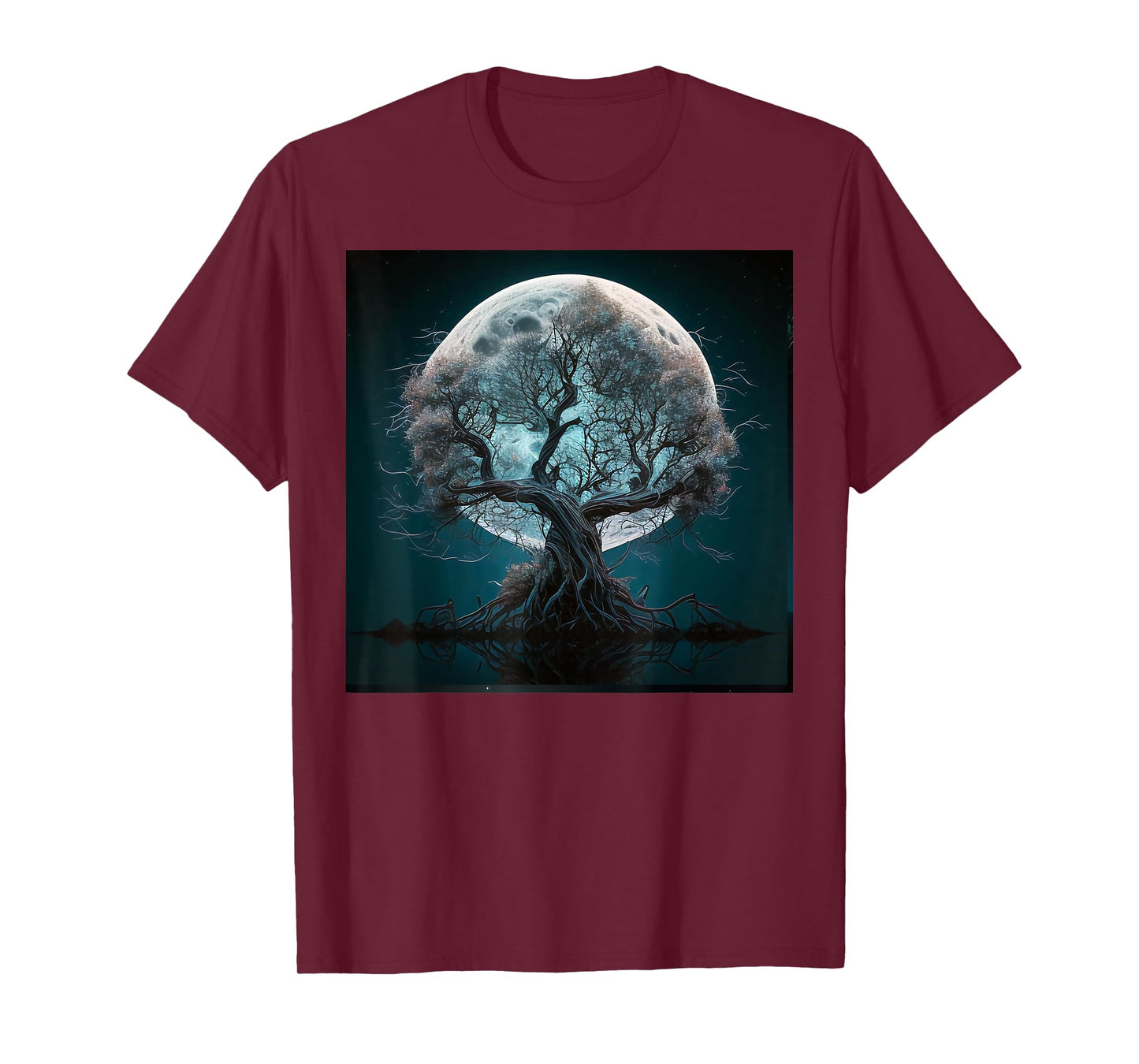 Yoga Meditation Celtic Gifts for Spiritual People Tree of Life Symbol Celtic Tree Yggdrasil Unisex Adult T-Shirt Black Small