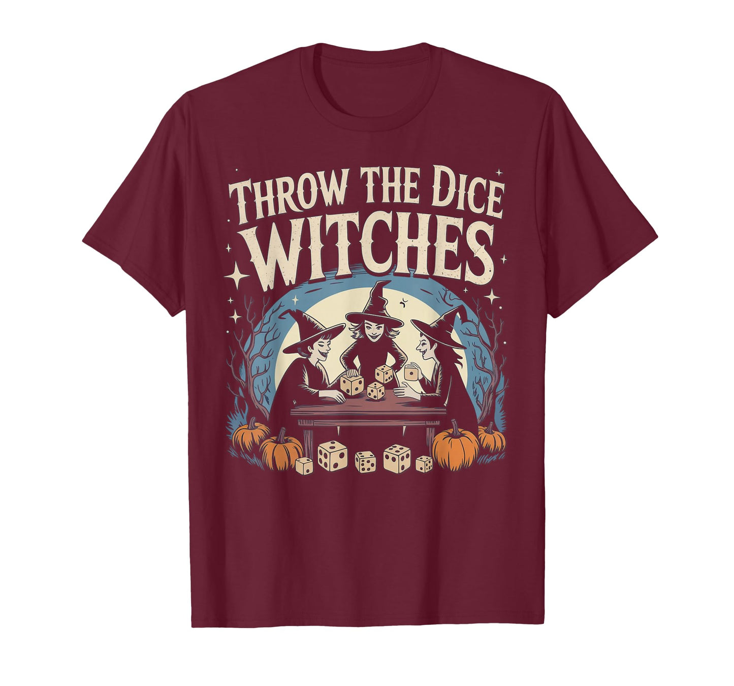 Throw The Dice Witches Bunco Party T-Shirt
