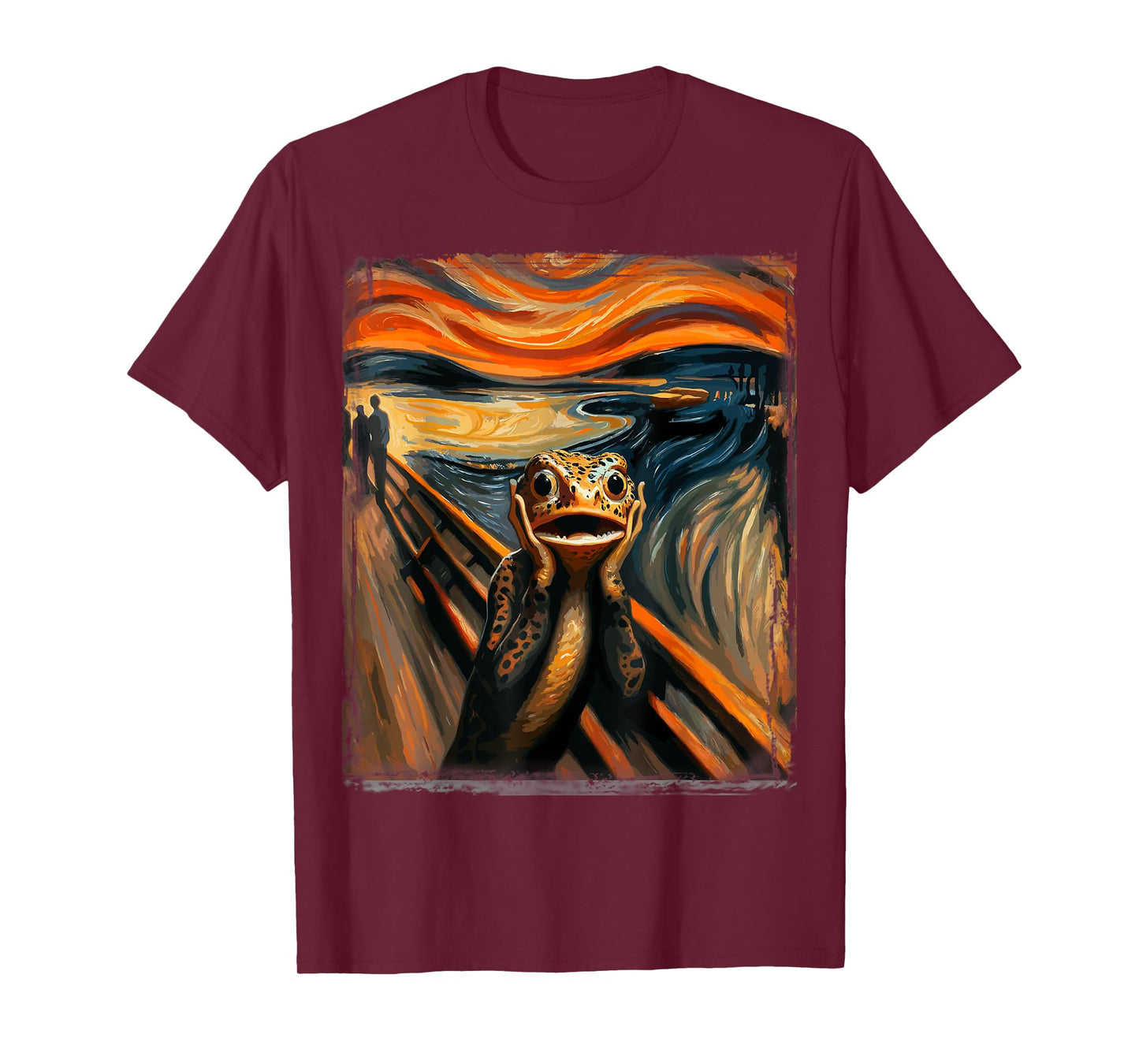 Expressionist Scream Shirt for Newt Lovers | Artistic Newt T-Shirt