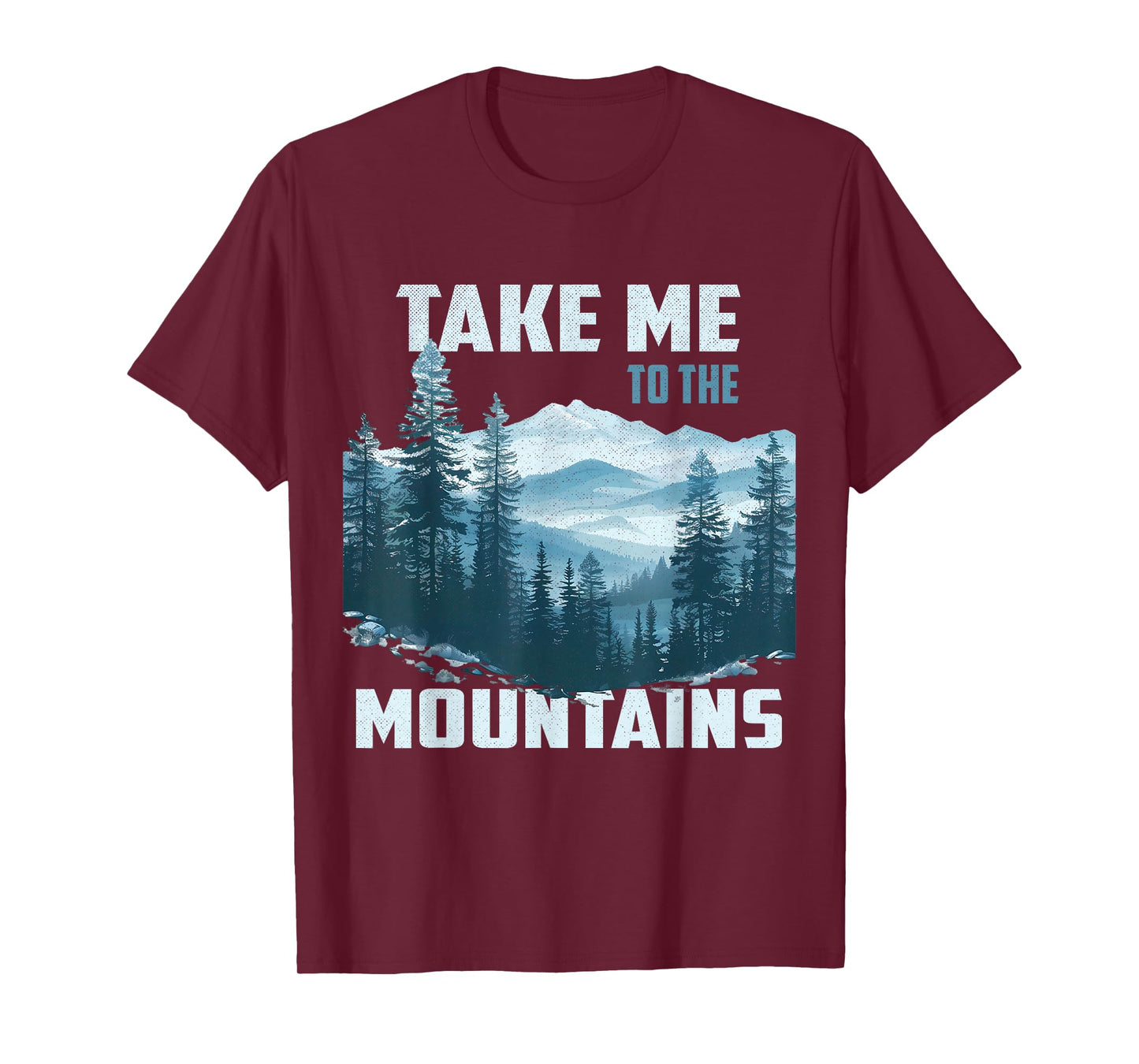 Take Me to The Mountains Misty Forest T-Shirt