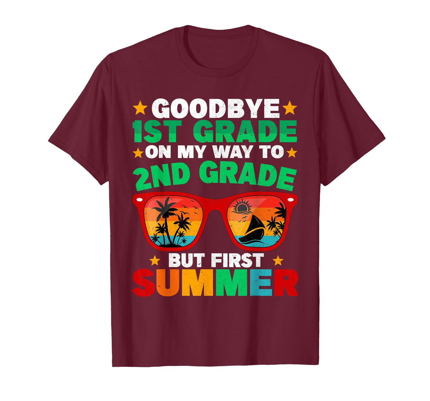 Goodbye 1st Grade First Summer Graduation Last Day Boys T-Shirt