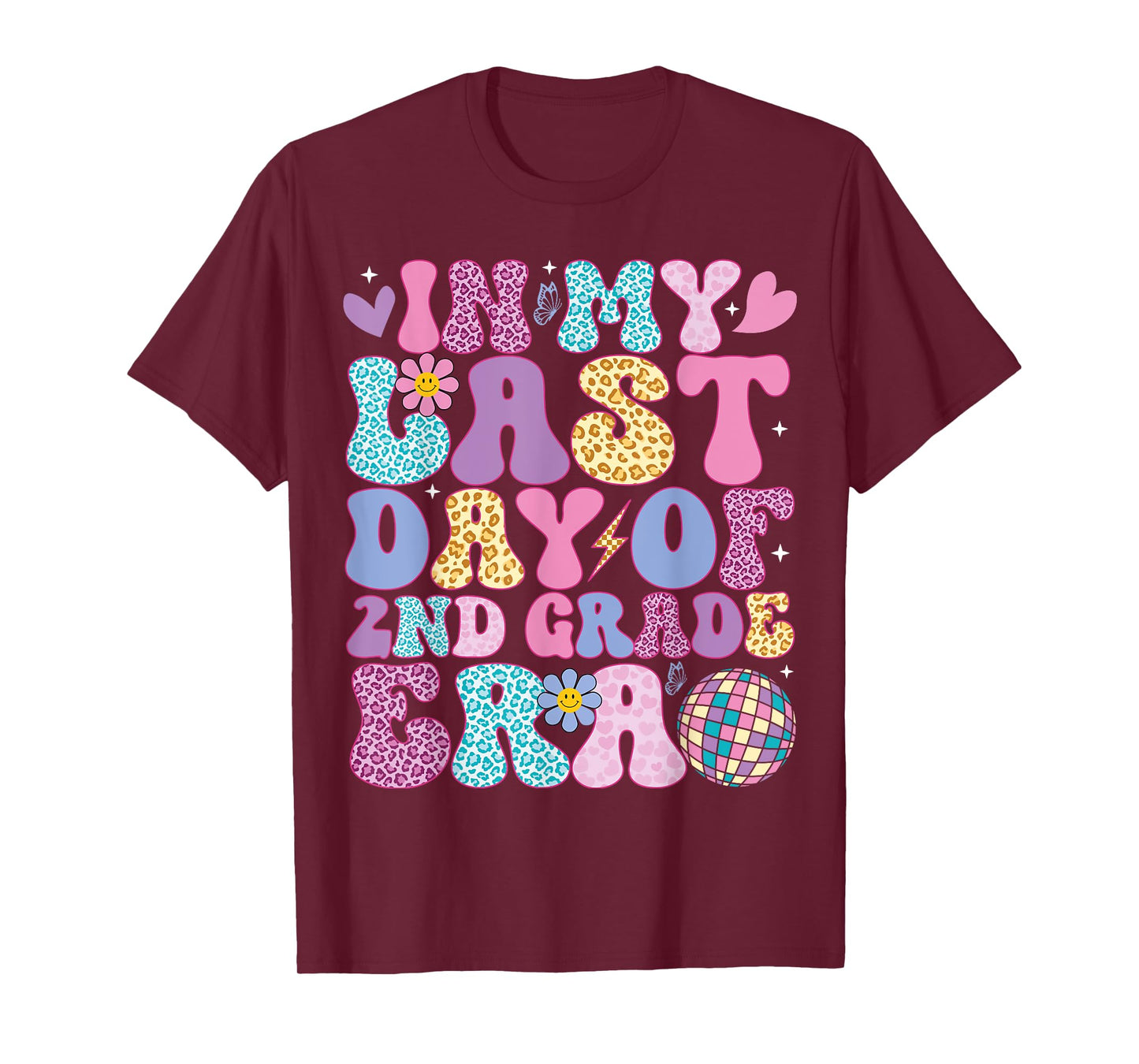 In My Last Day 2nd Grade Era Groovy Students End of School T-Shirt