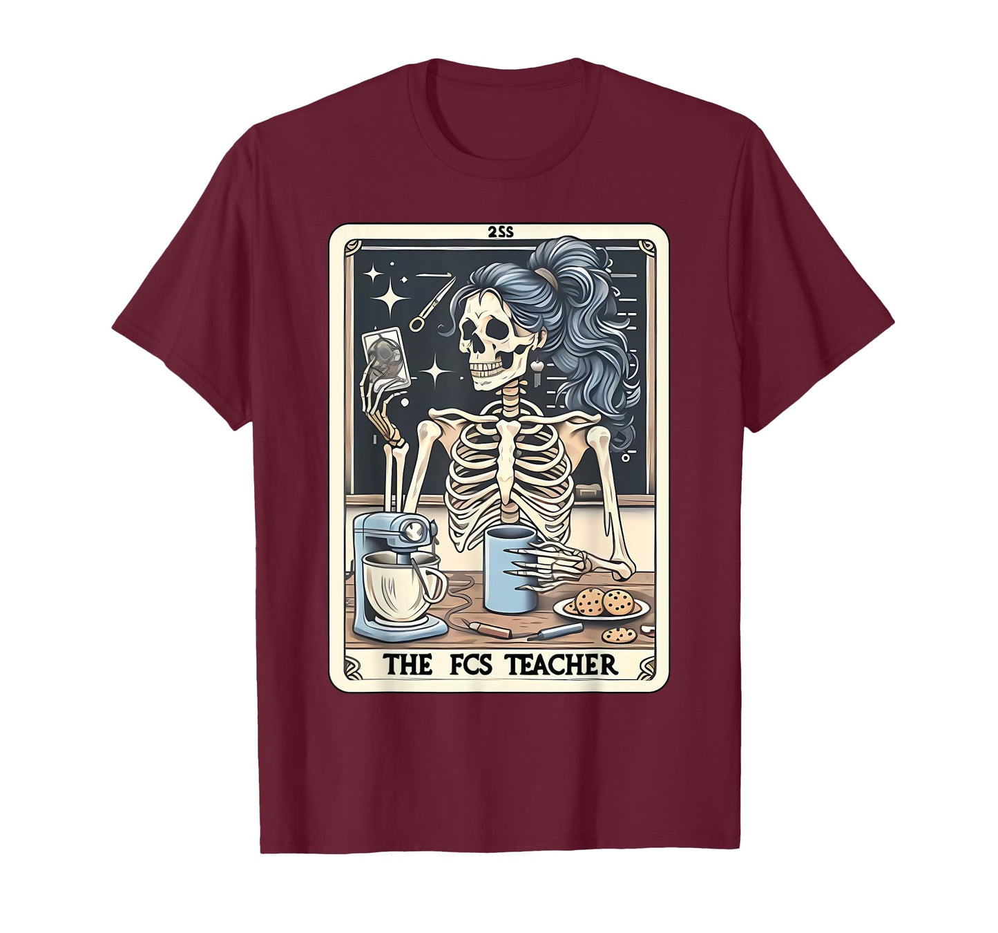 FCS Teacher Skeleton Halloween Family and Consumer Science T-Shirt