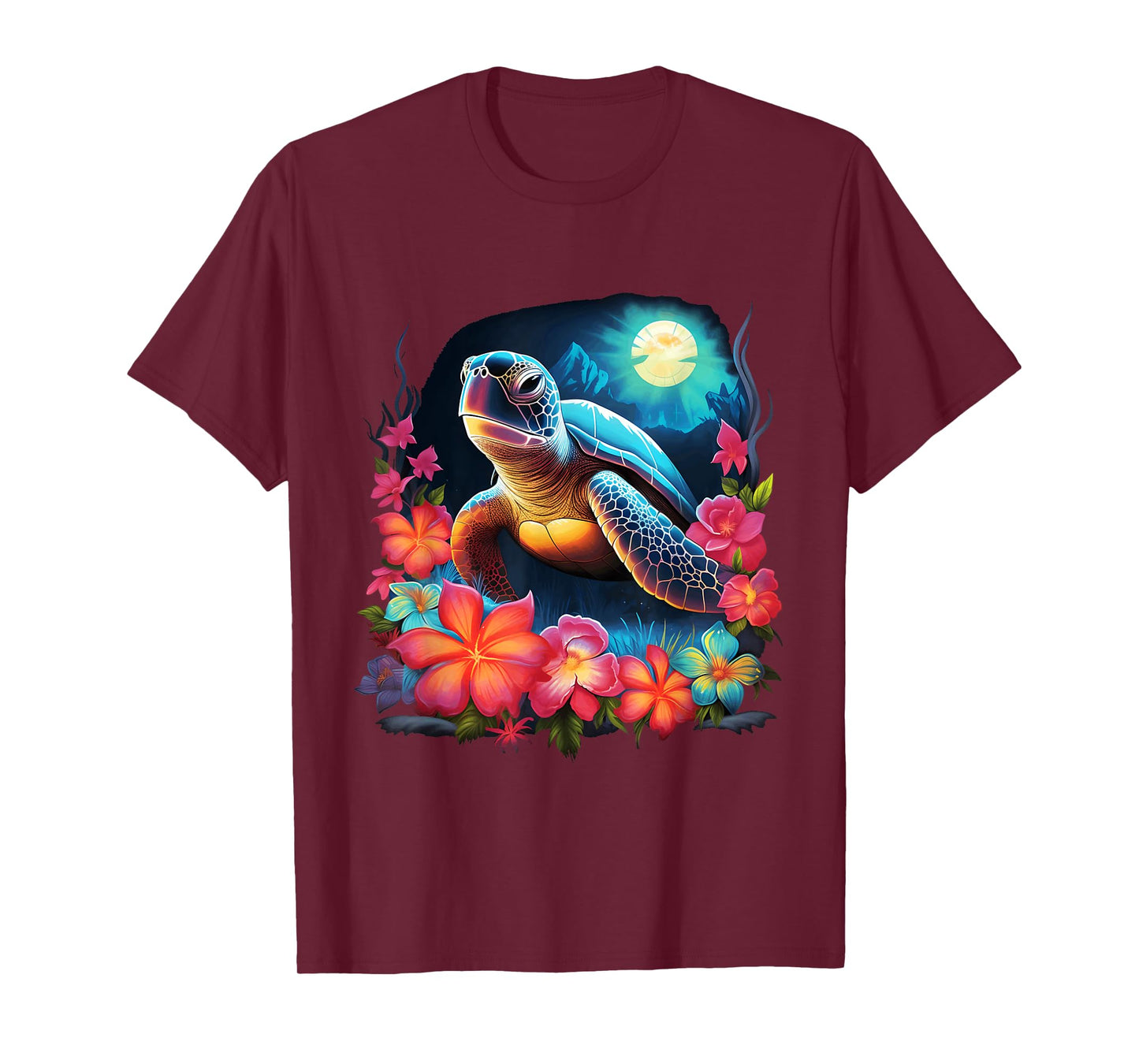 Sea Turtle Hawaiian Tie Dye | Men and Women Hawaii T-Shirt