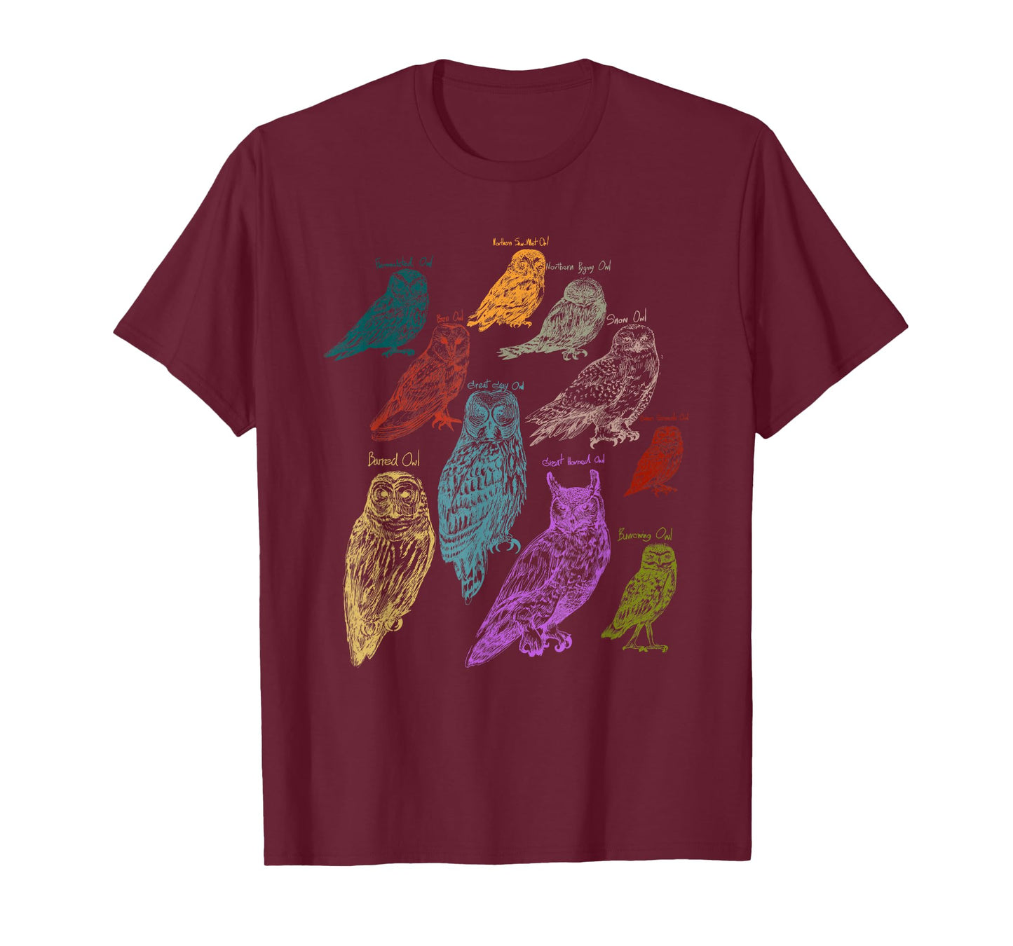 Forest Owl Breed Ornithologist Gift Owl T-Shirt