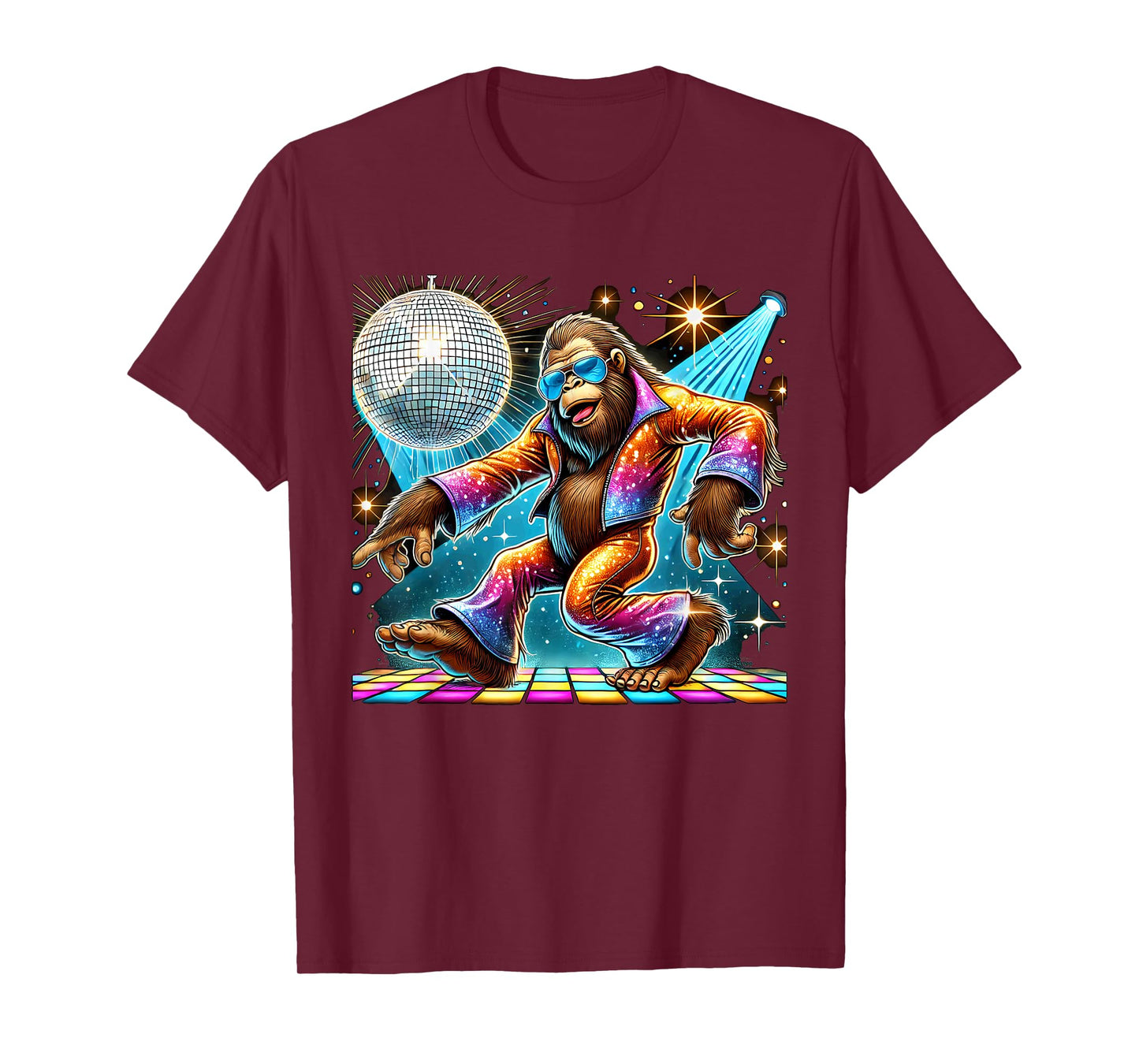 Aesthetic Bigfoot Disco T-Shirt