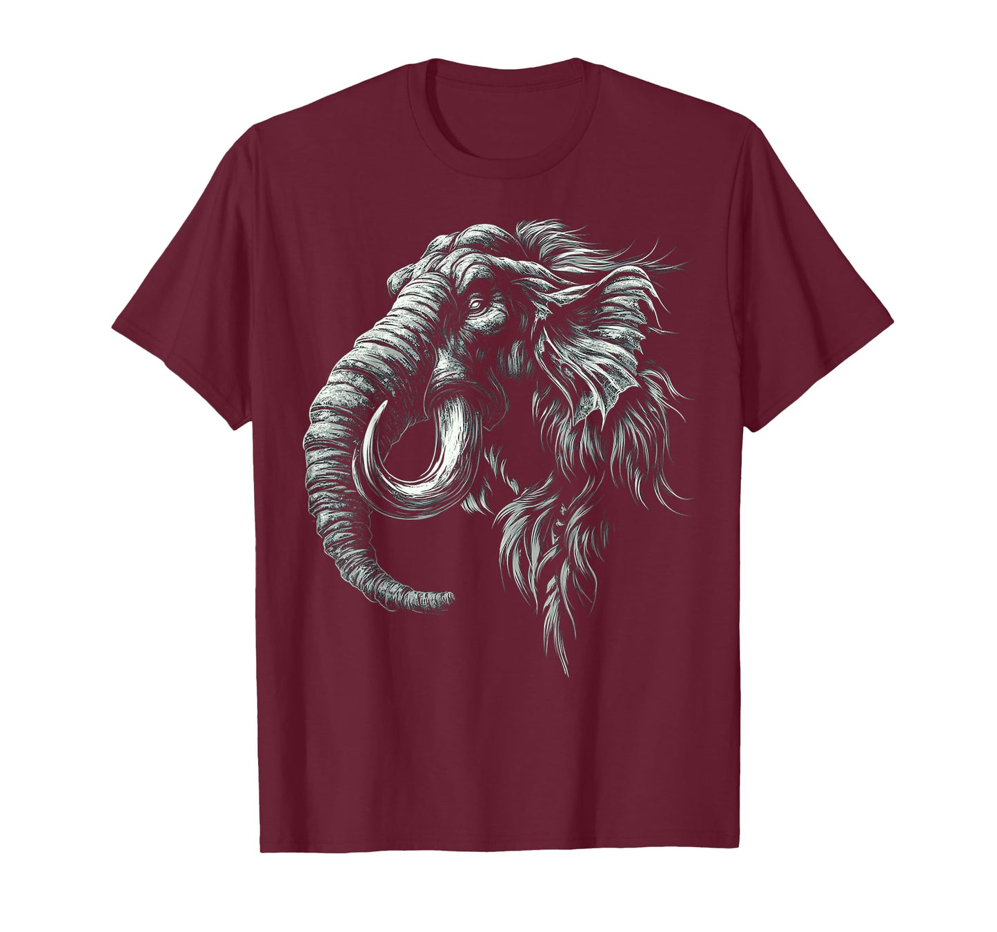 Mammoth Mythical Motif Fantasy Art Mammoth T-Shirt