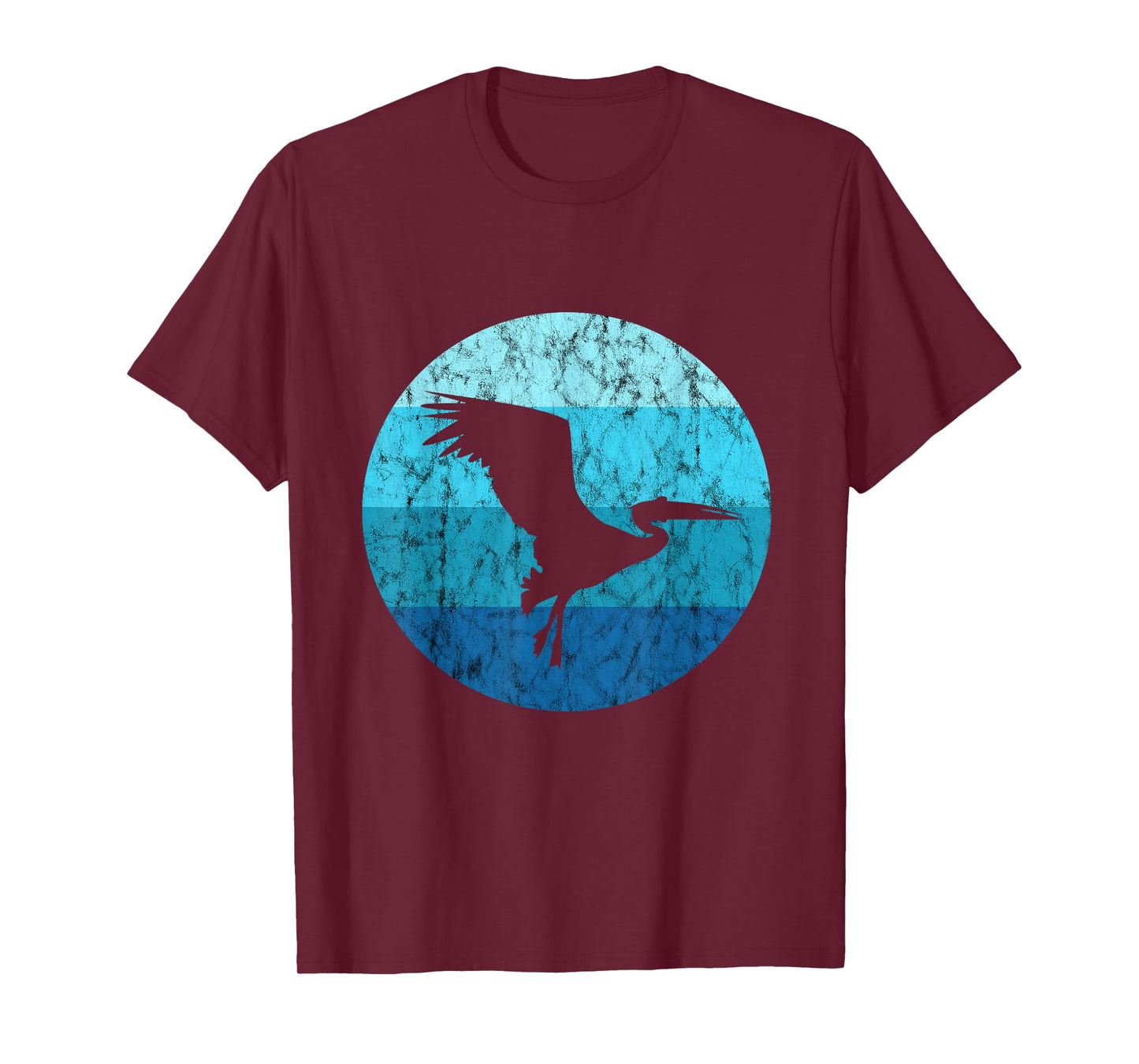 Retro Vintage Pelican Bird Tropical Bird Animal Pelican T-Shirt