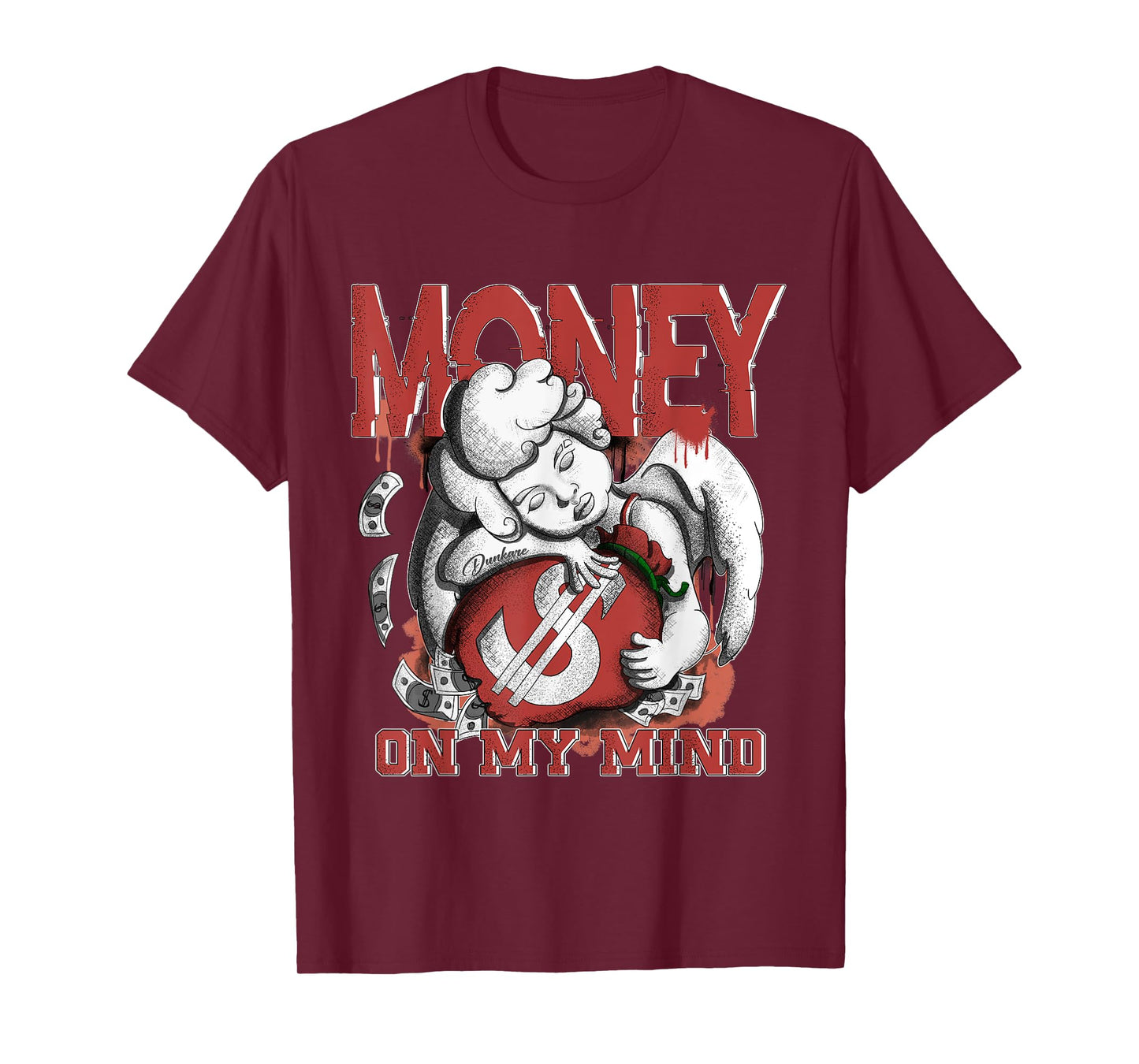 Money On My Mind Dune Red 13s Matching T-Shirt