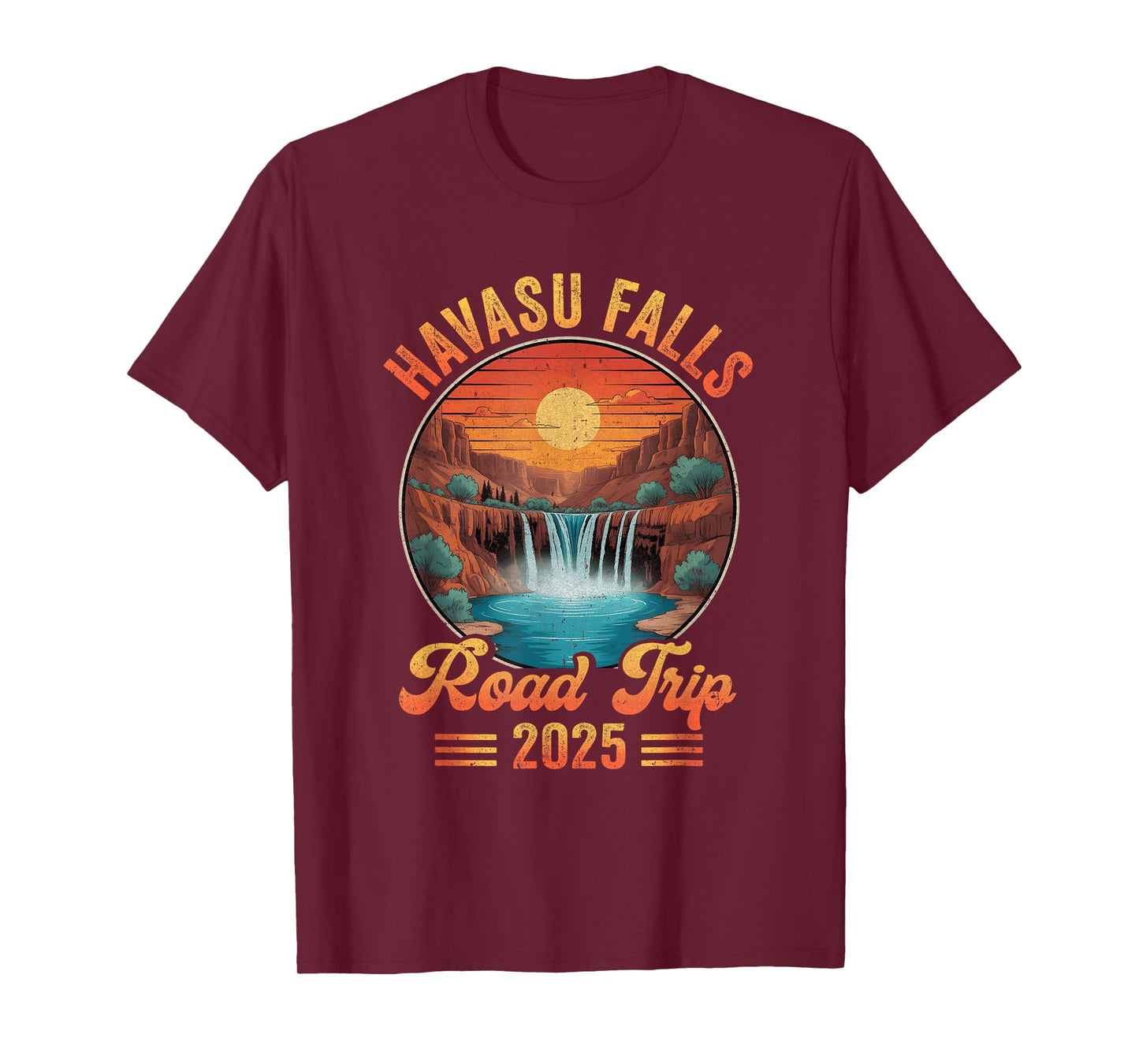 Havasu Falls Road Trip 2025 Summer Vacation Family Matching T-Shirt