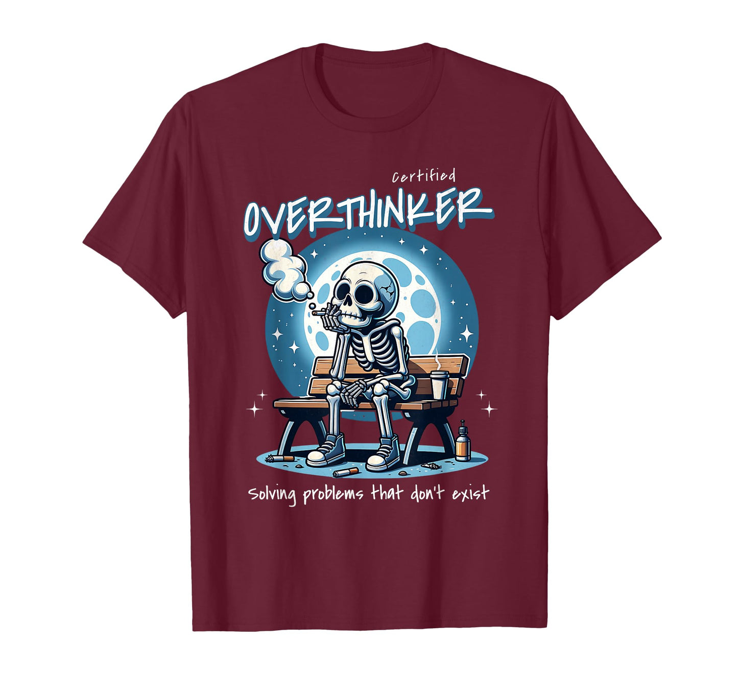 Certified Overthinker Solving Problems That Don’t Exist T-Shirt