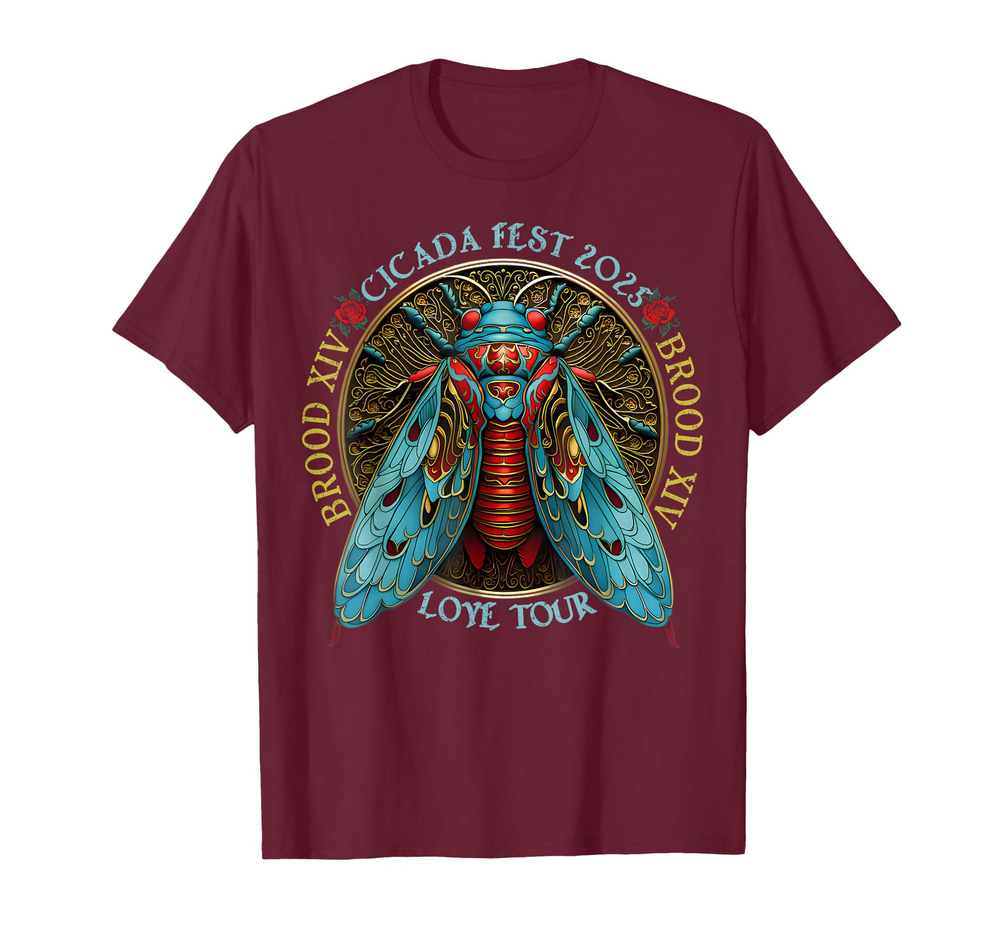Cicada Brood XIV Summer 2025 Reunion Tour Swarm Cicadas 2025 T-Shirt