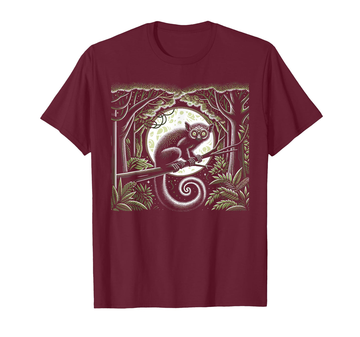 Aye Aye Face Aye-aye Nocturnal Lemur Wildlife Animal T-Shirt