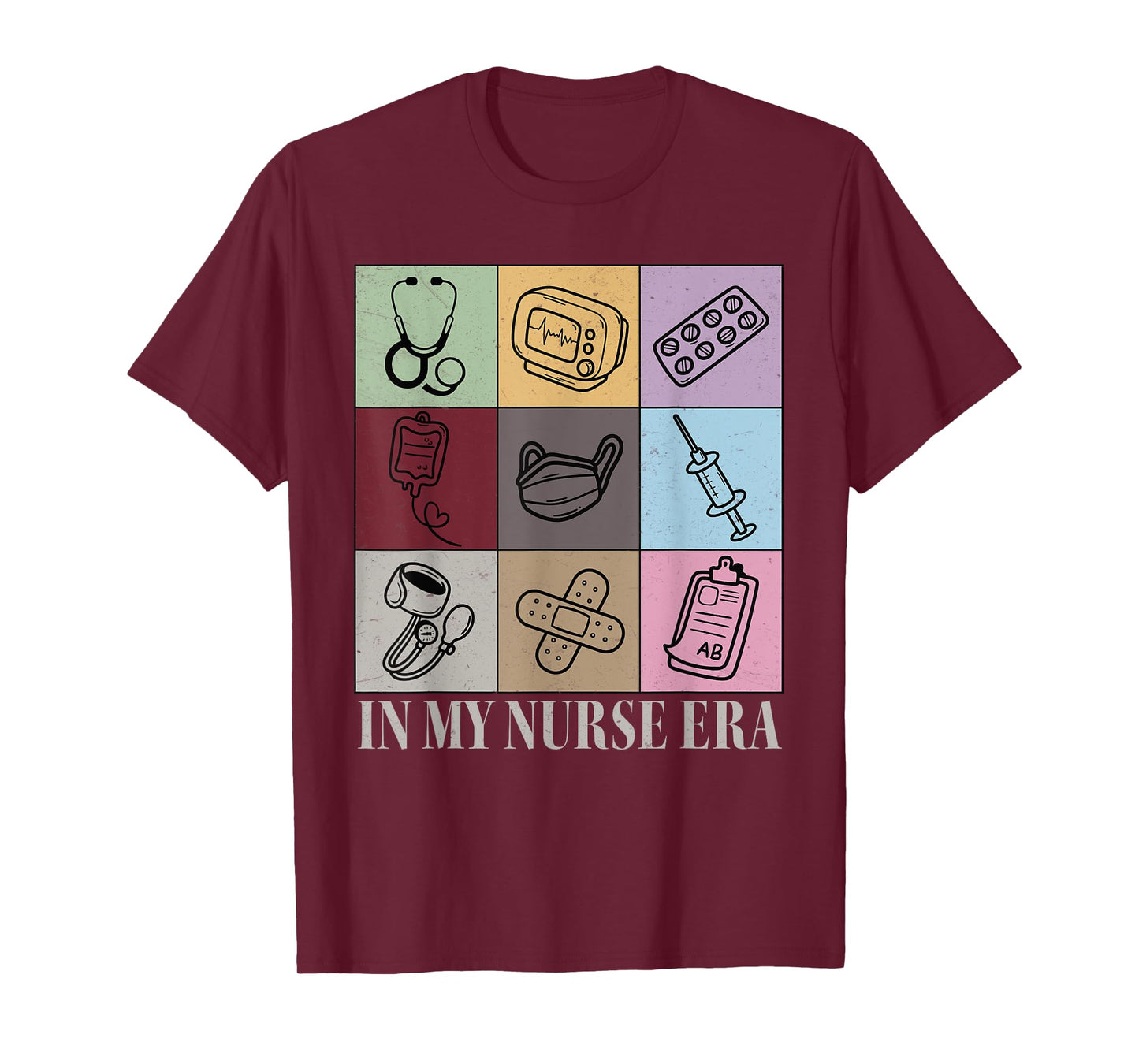 In My Nurse Era Shirt Women Girl Nursing School Nurse T-Shirt