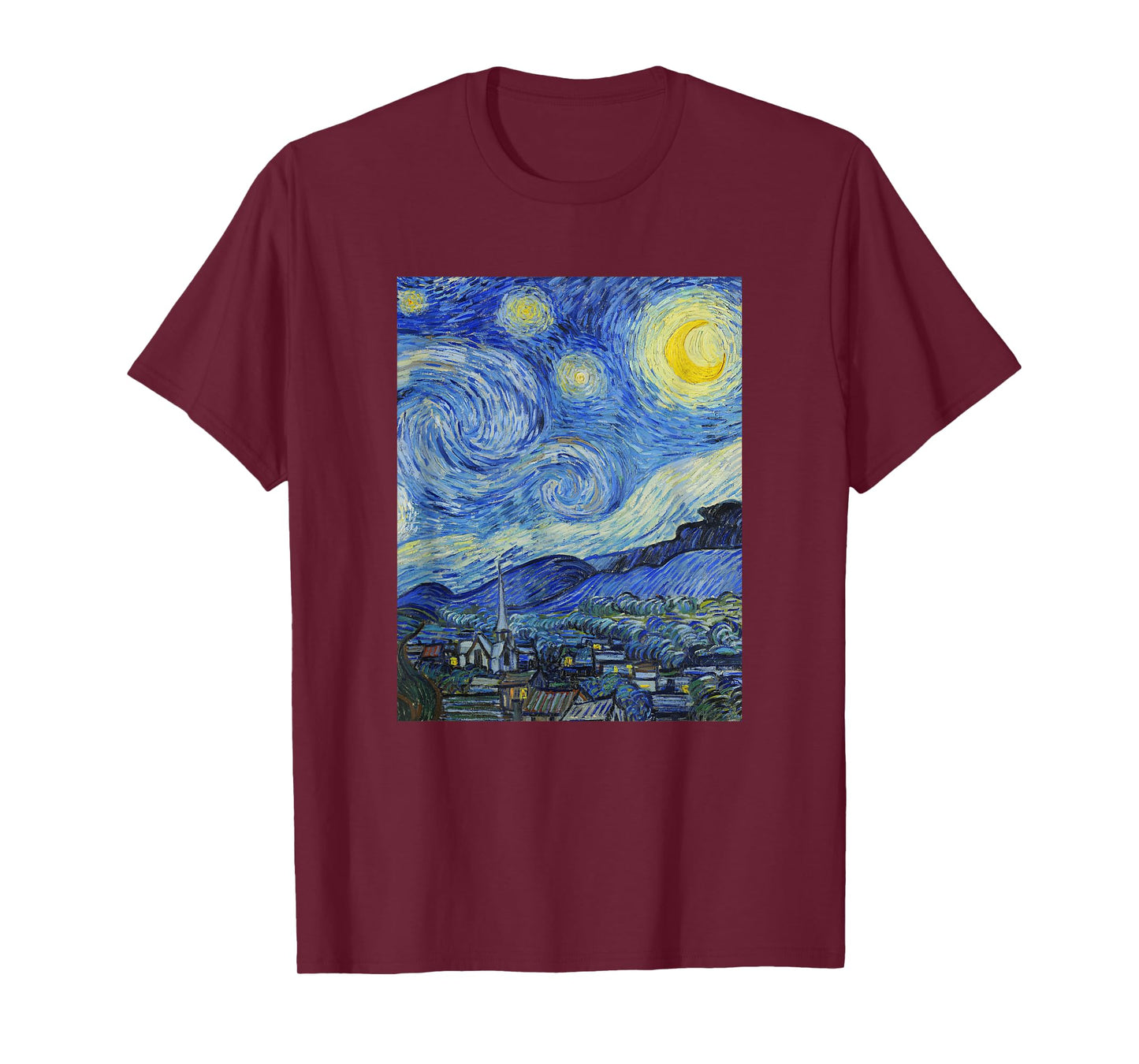 Van Gogh Starry Night Art for Artists T-Shirt