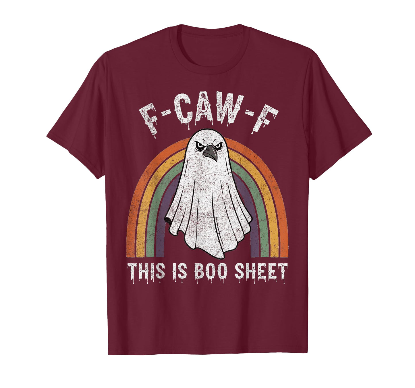 F-Caw-F This is Boo Sheet Ghost Halloween Costume Funny T-Shirt