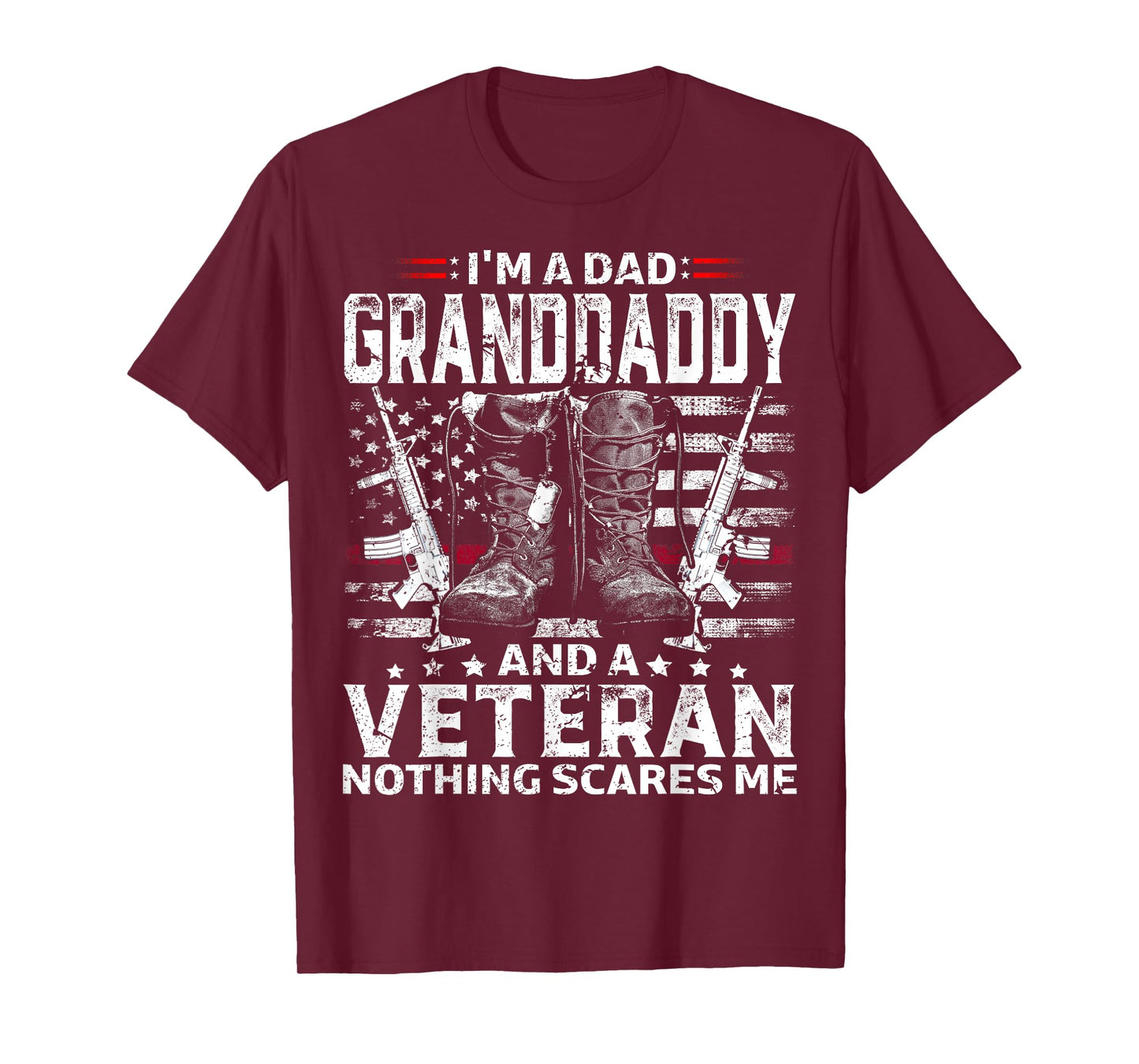 I'm A Dad Granddaddy T-Shirt Veteran T-Shirt