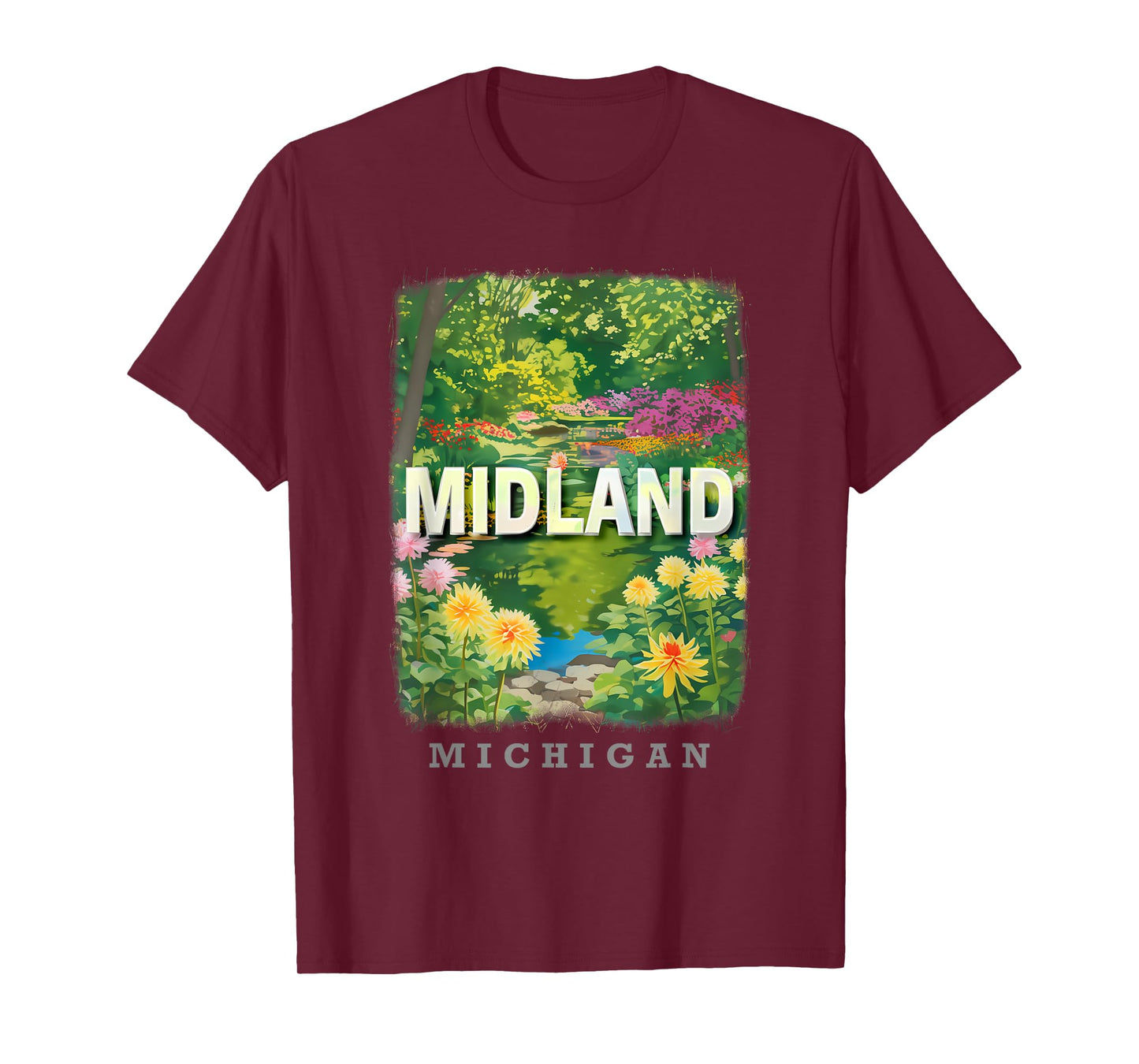 Midland Michigan MI Nature and Bliss SD252 T-Shirt