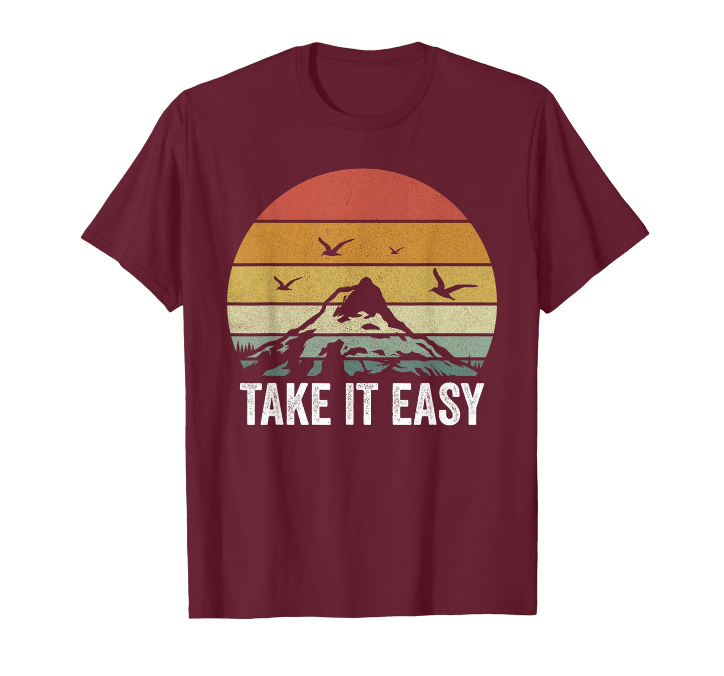 Retro Take It Easy Shirt Vintage Outdoors Camping T-Shirt