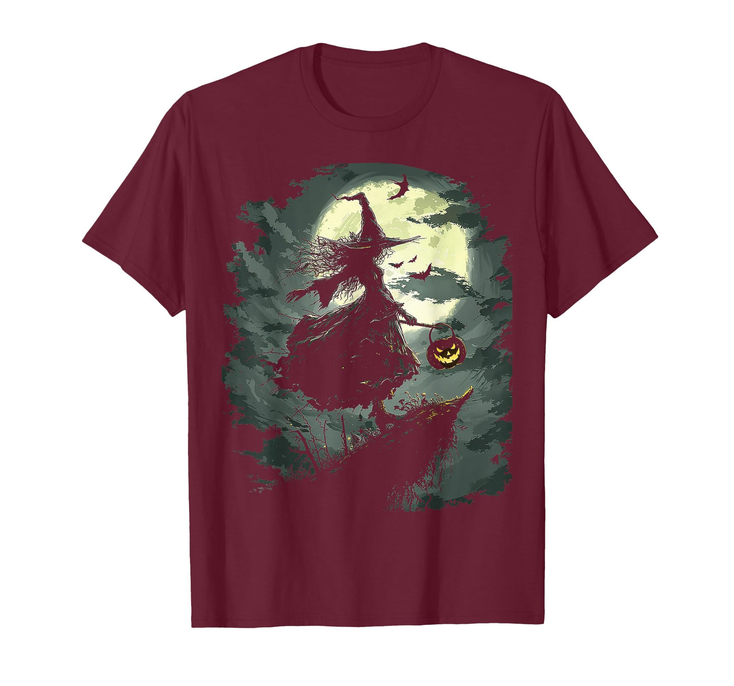 Witch Costume Halloween Spooky Art Witch T-Shirt