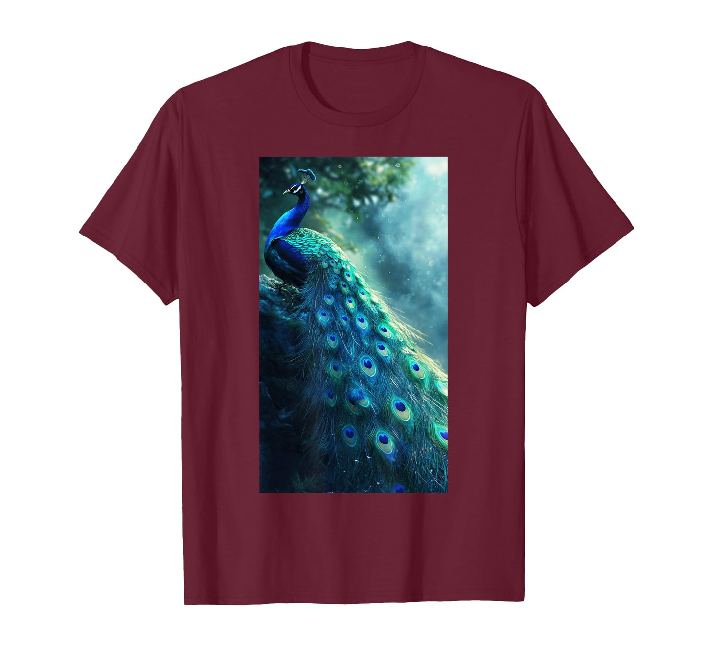 Peacocks Tail Peacock Colorful feathers Colors T-Shirt