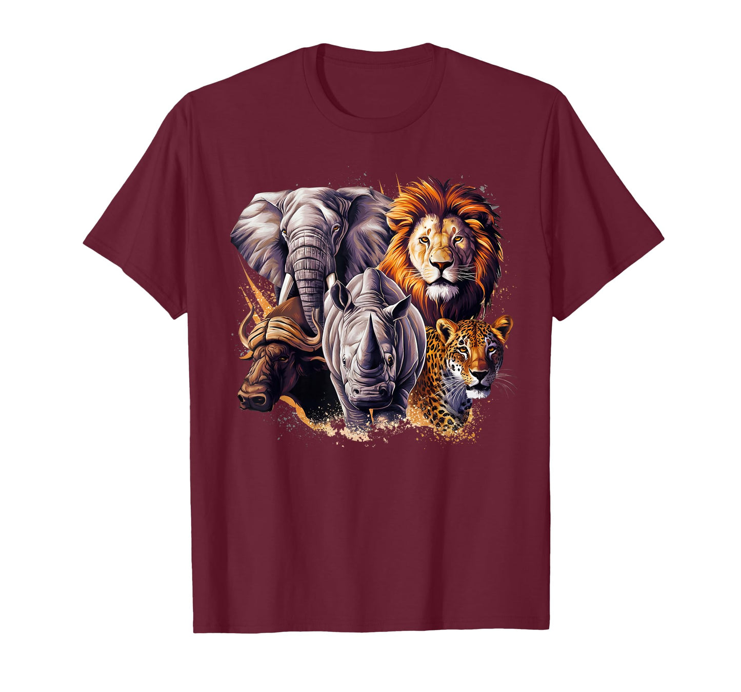 Wildlife Safari Adventure The Big Five Of South Africa T-Shirt