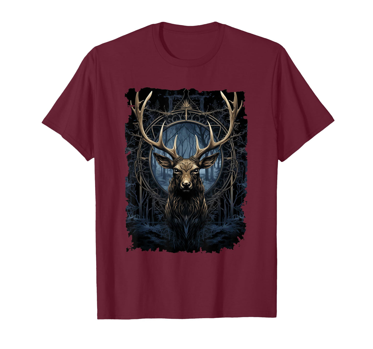 Magical Deer - Nature-Inspired Graphic T-Shirt