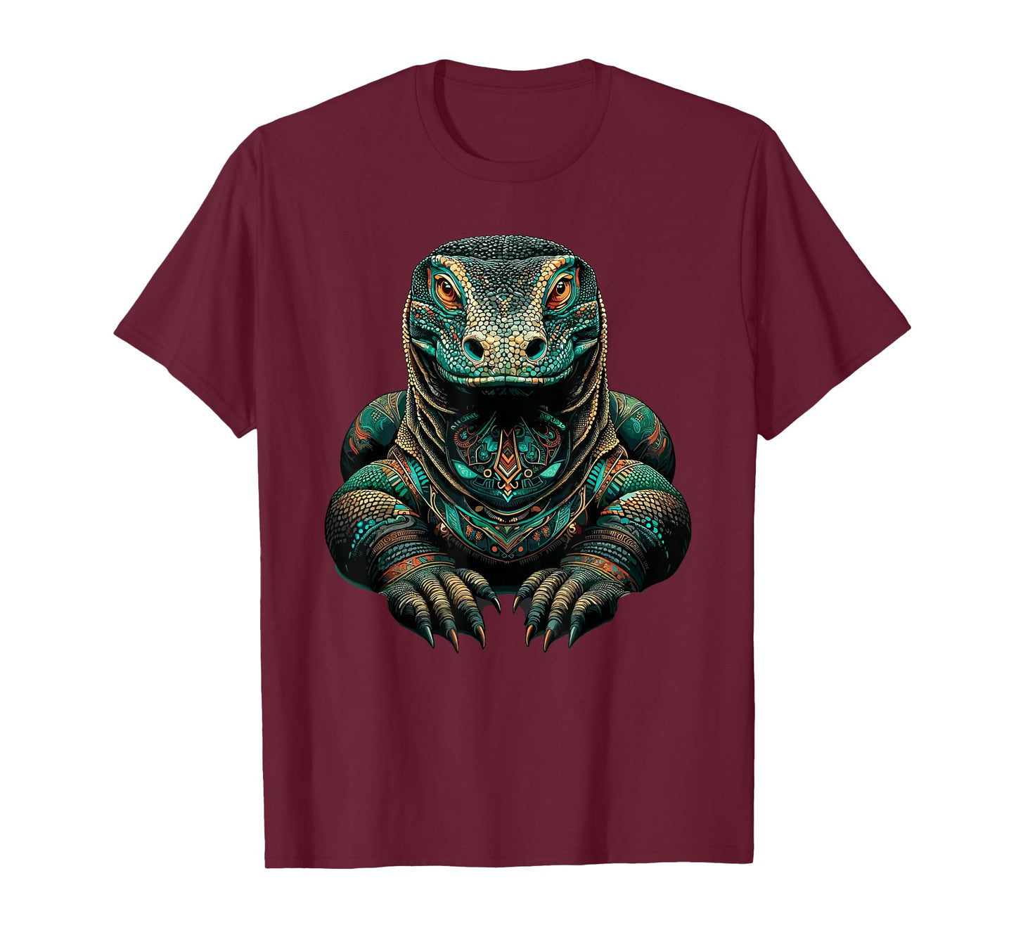 Mandala Art Komodo Dragon Komodo Island Monitor T-Shirt