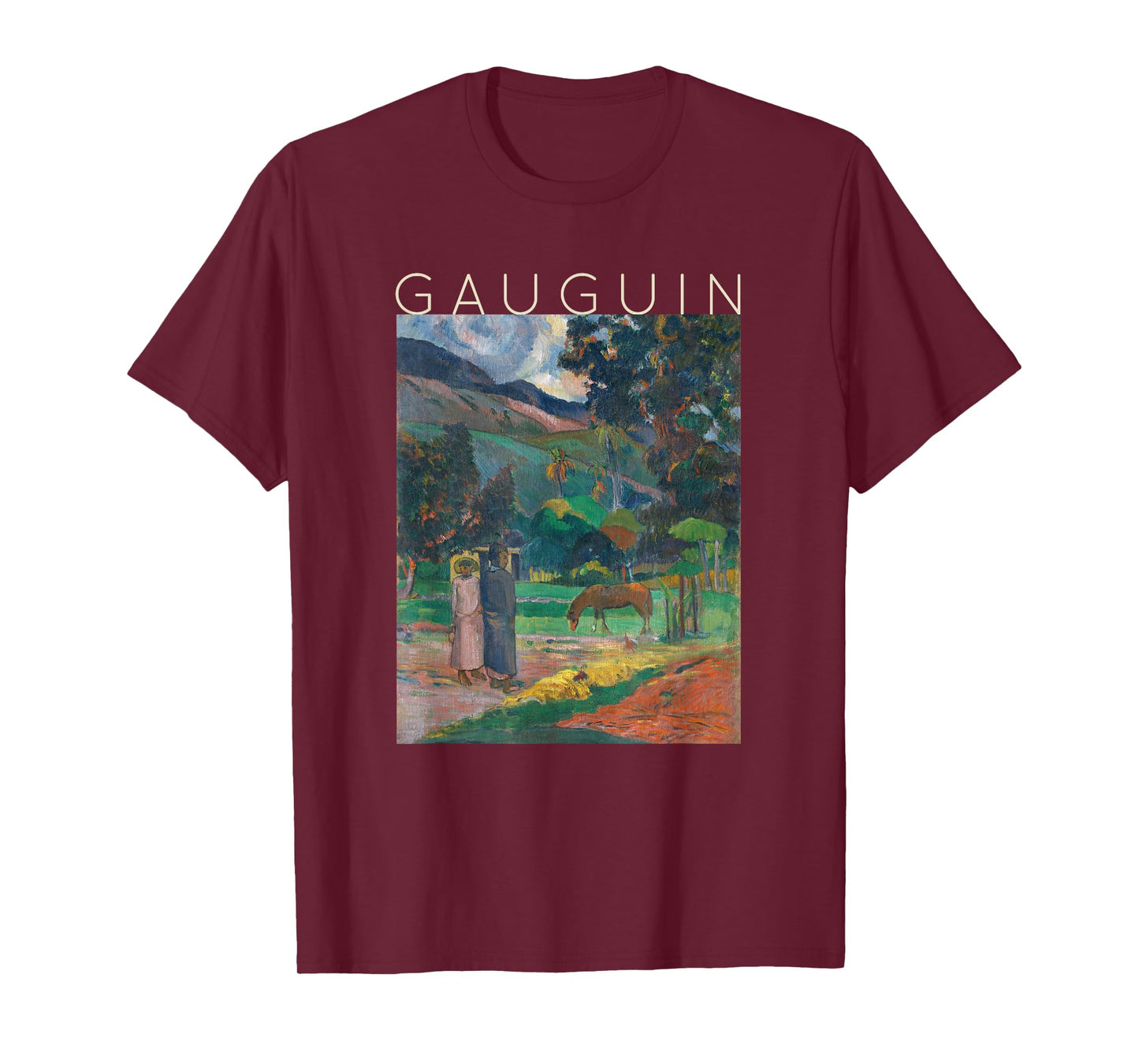 Paul Gauguin - Tahitian Landscape - French Polynesia T-Shirt
