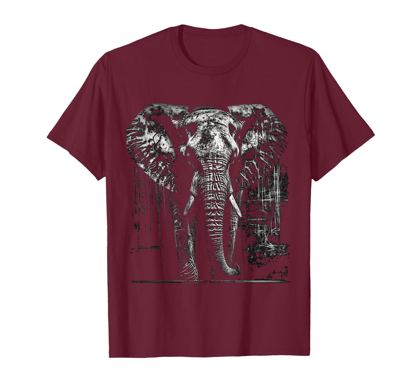 Elephant Animal Africa Art Drawing Elephant T-Shirt