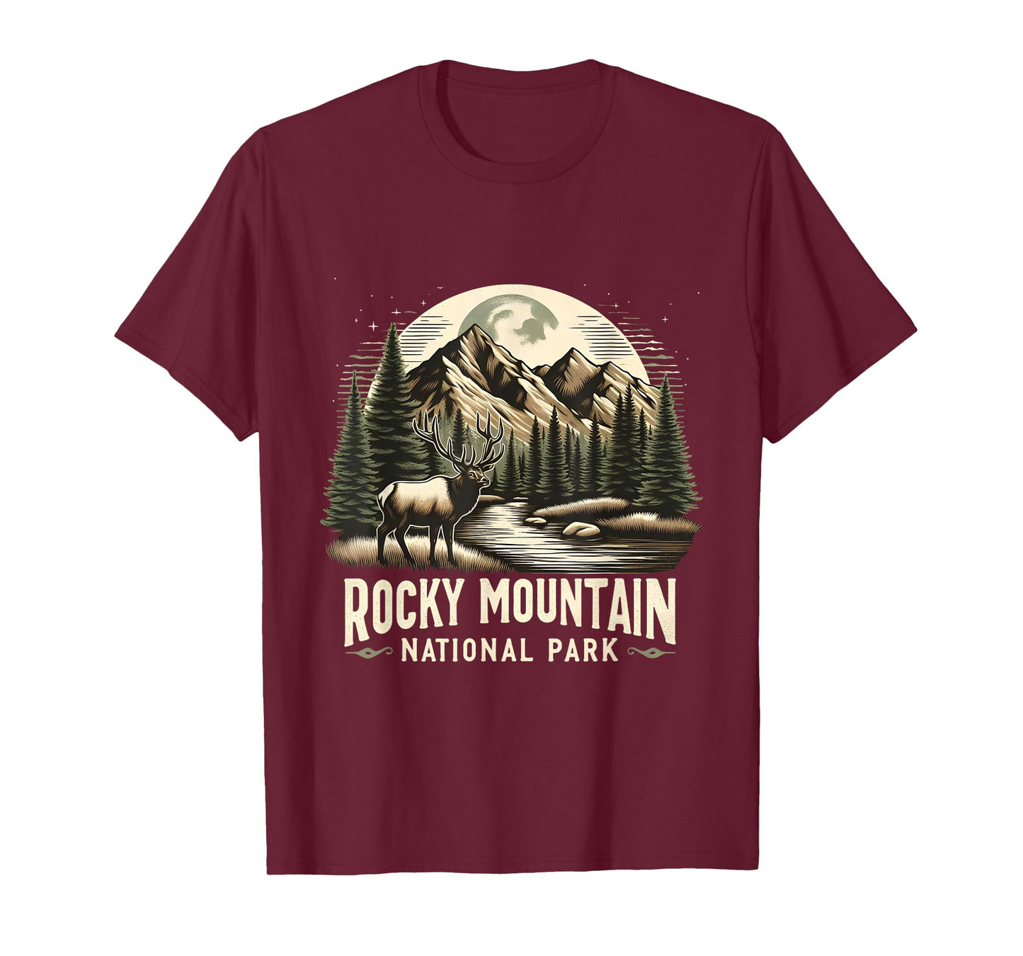 Rocky Mountain National Park Nature Elk T-Shirt